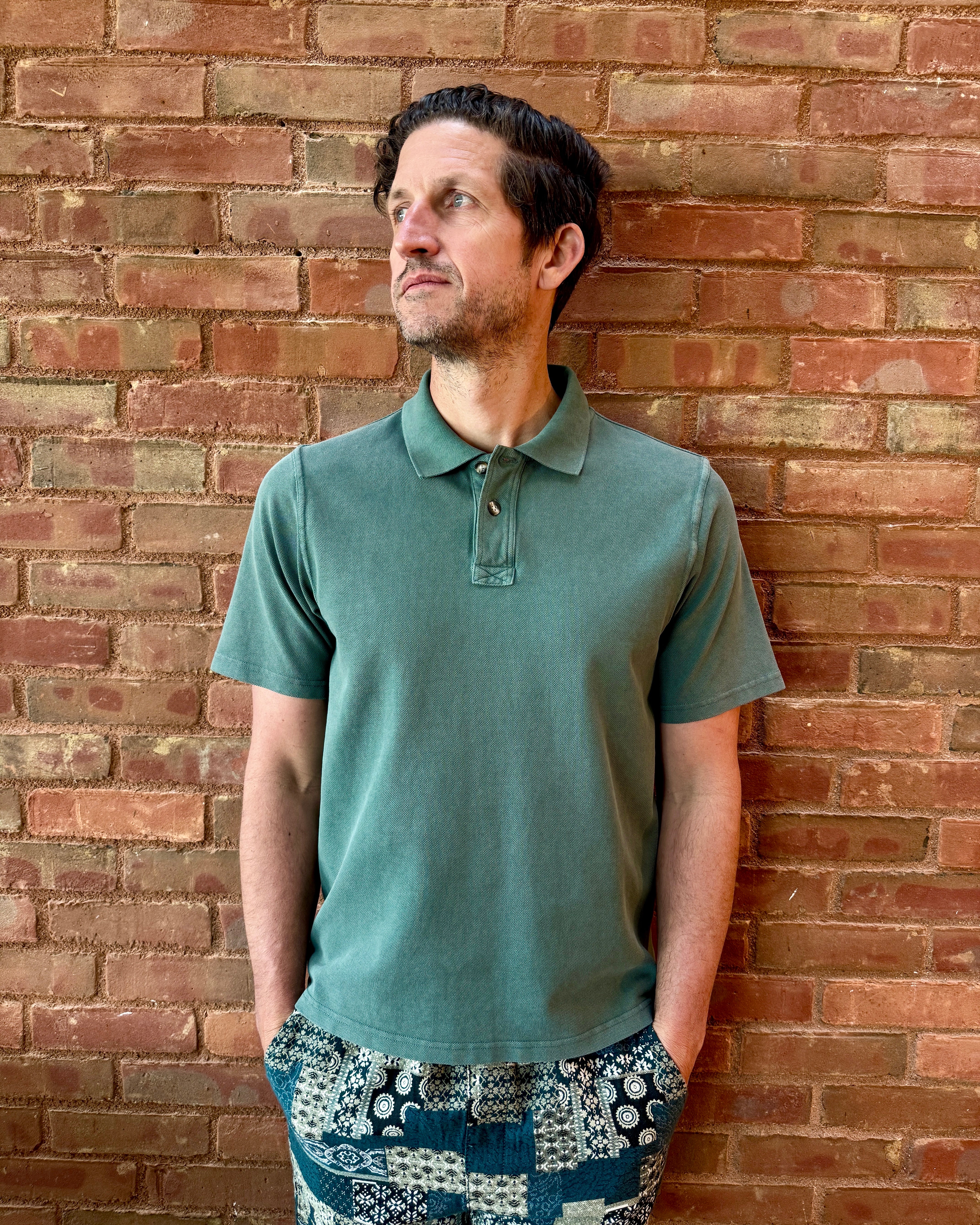 Corridor Pique Polo - Army Men's Tops - Sloane Boutique