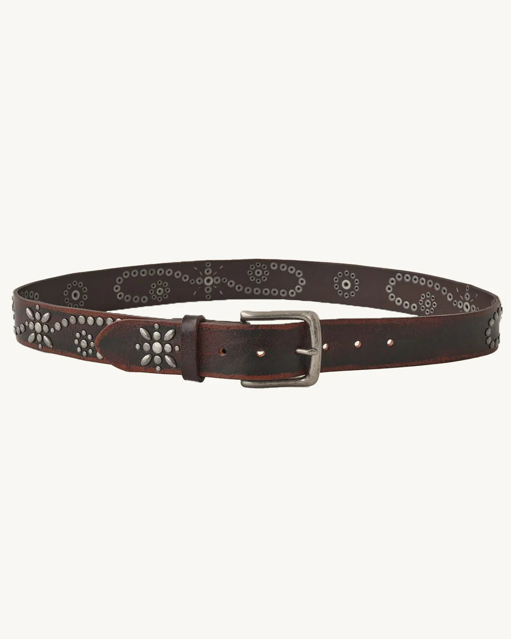 Corridor Studded Leather Belt - Brown Men's Accessories - Sloane Boutique