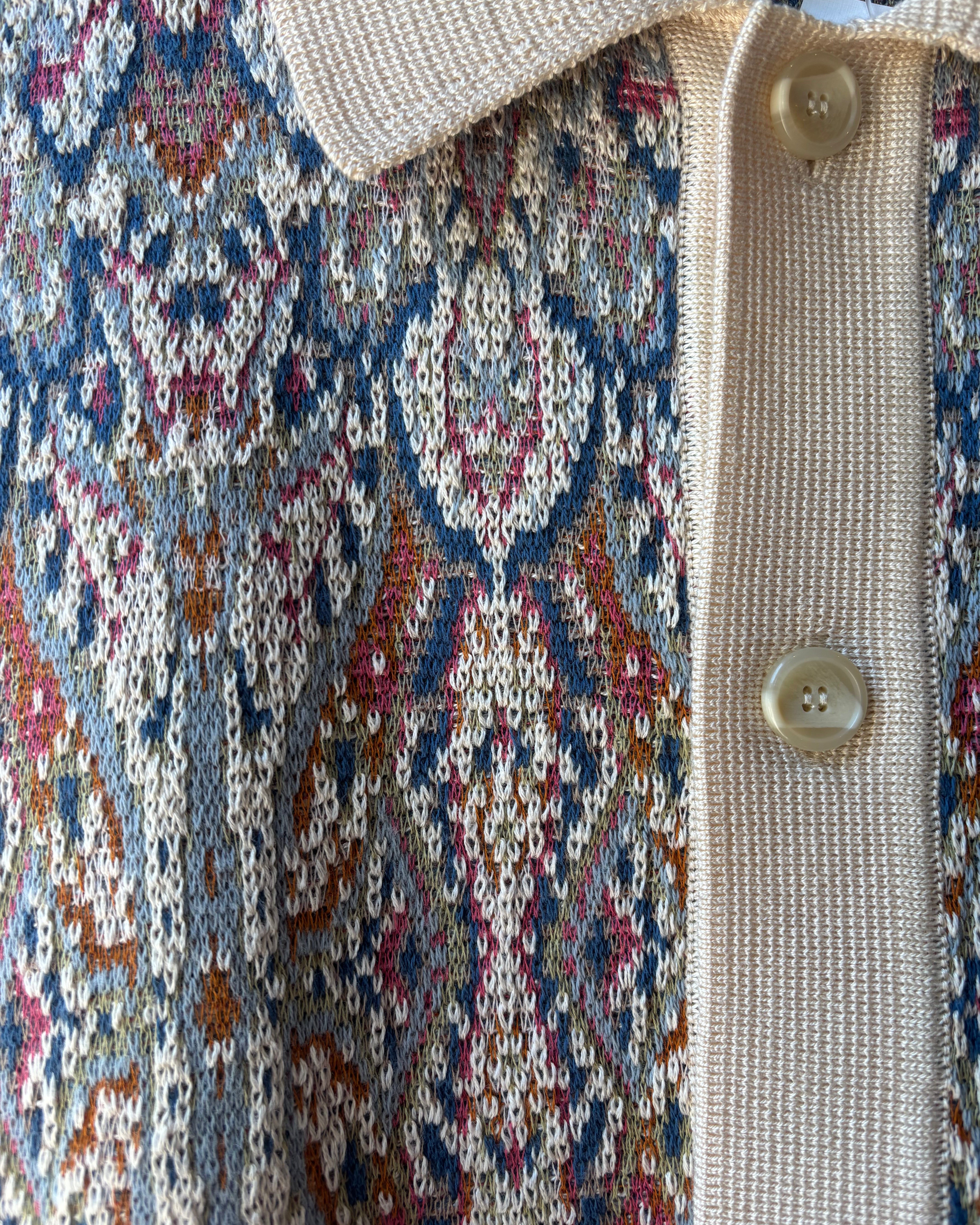 Corridor Trance Knit Shirt - Natural Men's Tops - Sloane Boutique