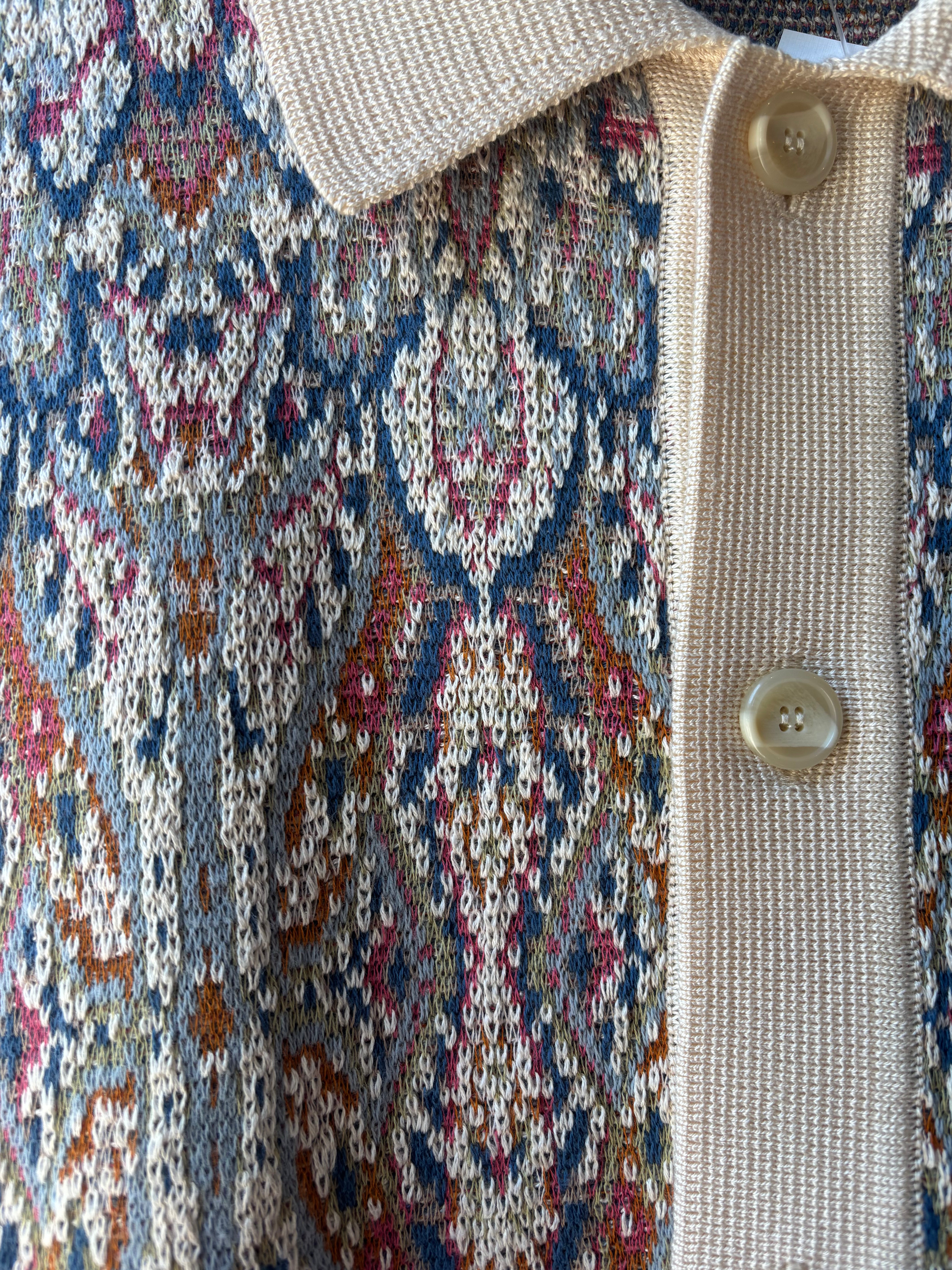 Corridor Trance Knit Shirt - Natural Men's Tops - Sloane Boutique