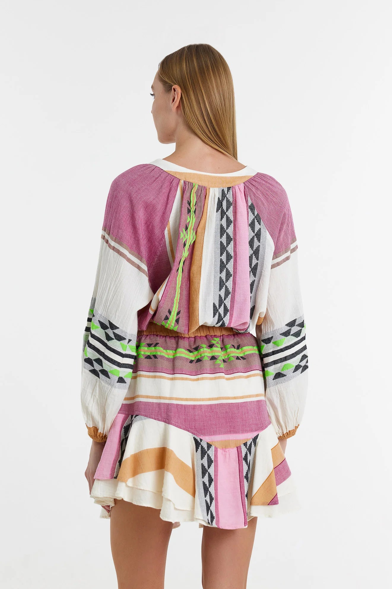 Devotion Natalia Skirt - Pink / Green Women's Bottoms - Sloane Boutique