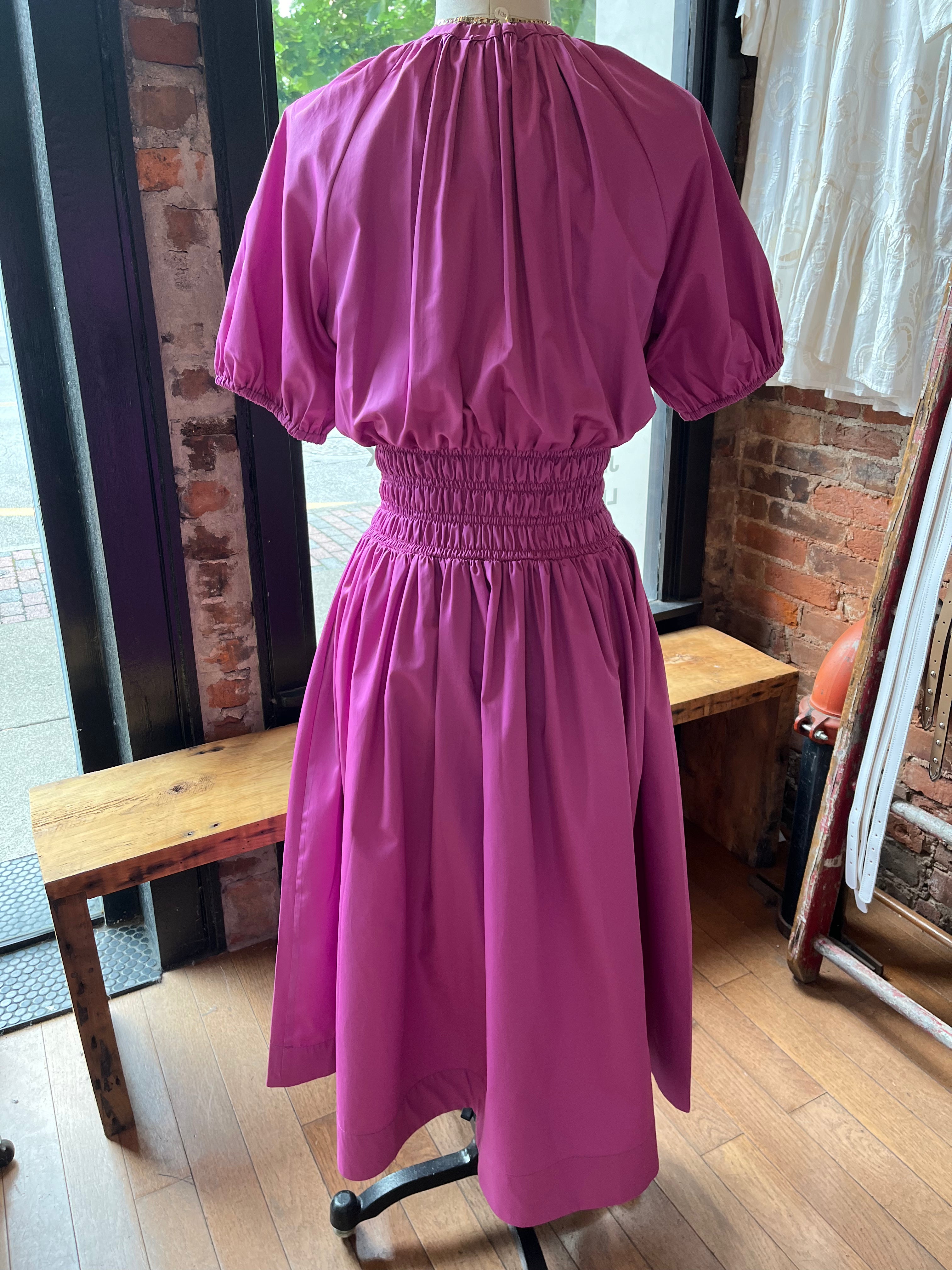 Devotion Rania Midi Dress - Fuchsia Dresses - Sloane Boutique