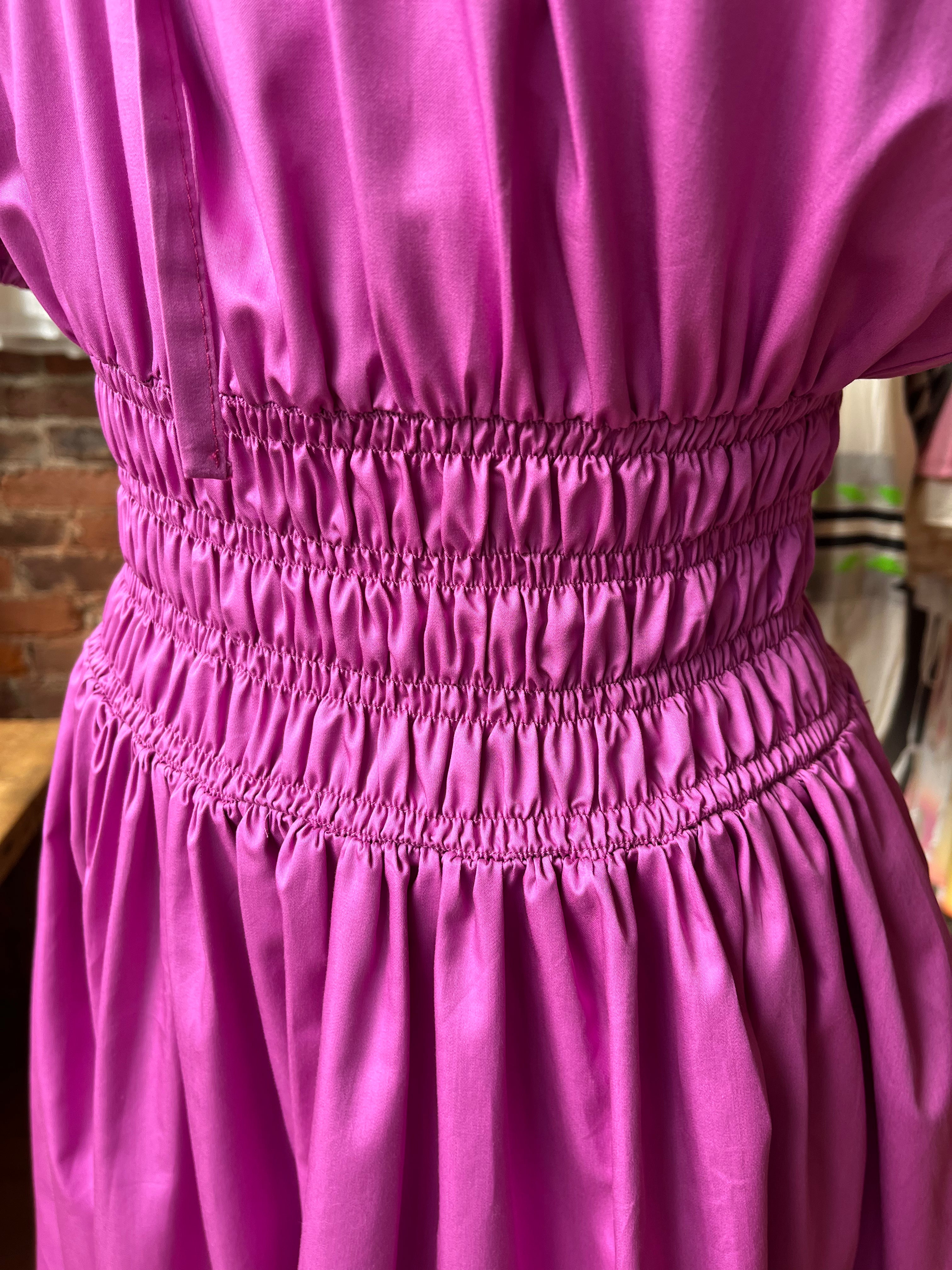 Devotion Rania Midi Dress - Fuchsia Dresses - Sloane Boutique