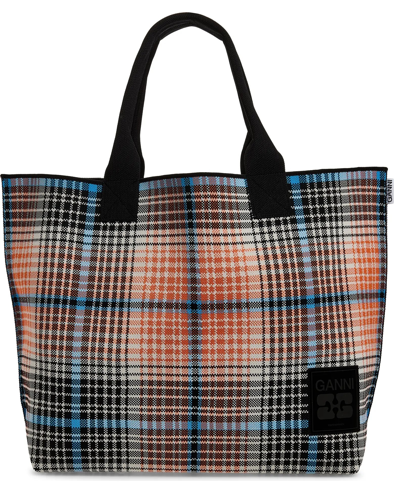 Ganni Knit Easy Shopper - Chicory Coffee Handbags - Sloane Boutique