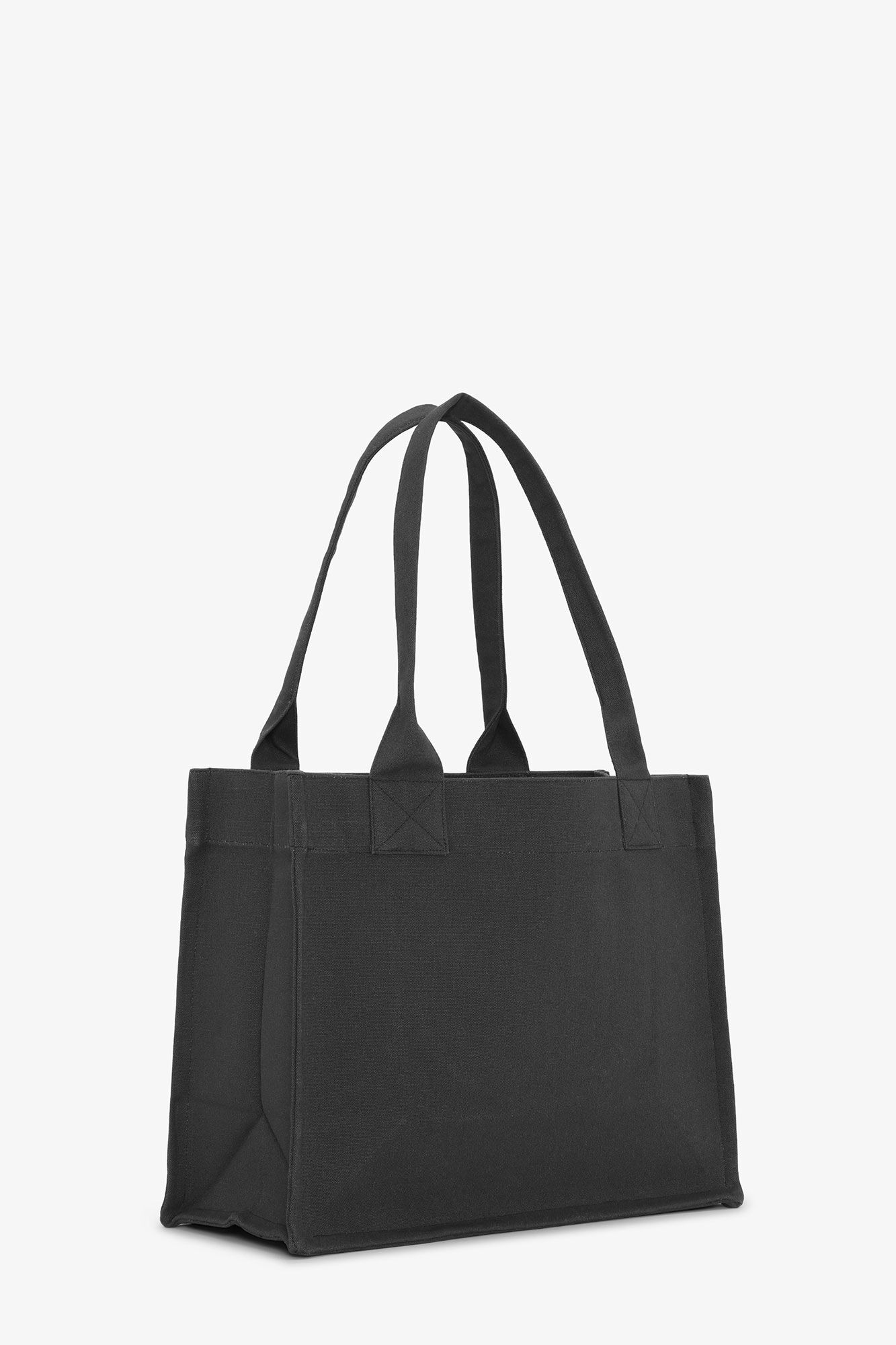 Ganni Large Easy Shopper Tote - Phantom Accessories - Sloane Boutique