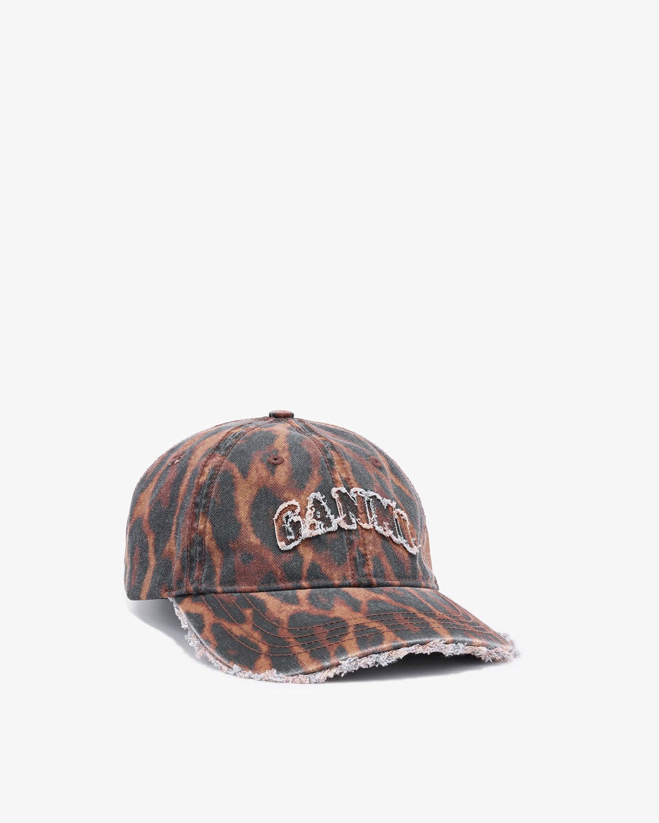 Ganni Printed Cotton Hat - Rawhide Accessories - Sloane Boutique