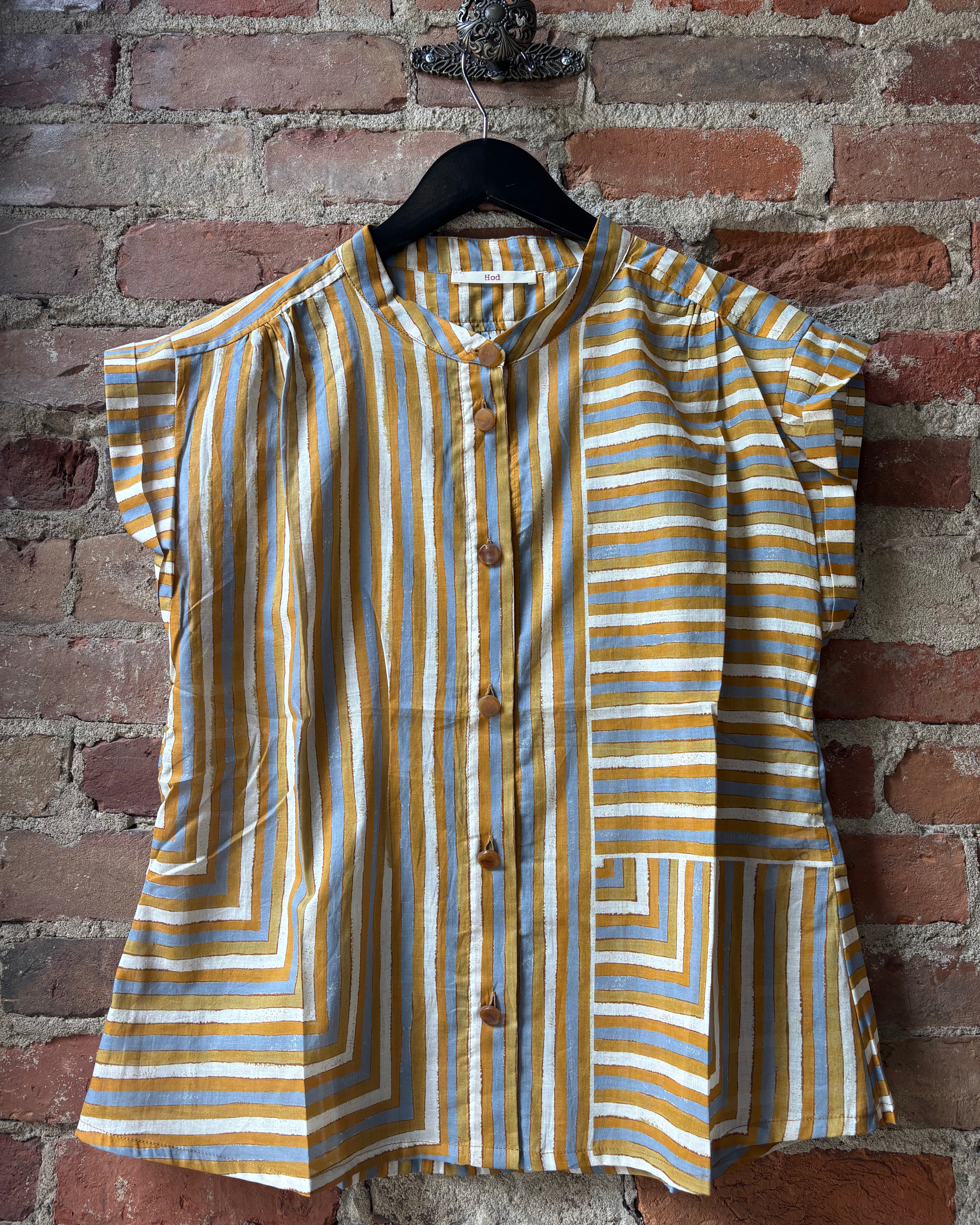 HOD Paris Amandine Shirt - Babel Caramel Women's Tops - Sloane Boutique
