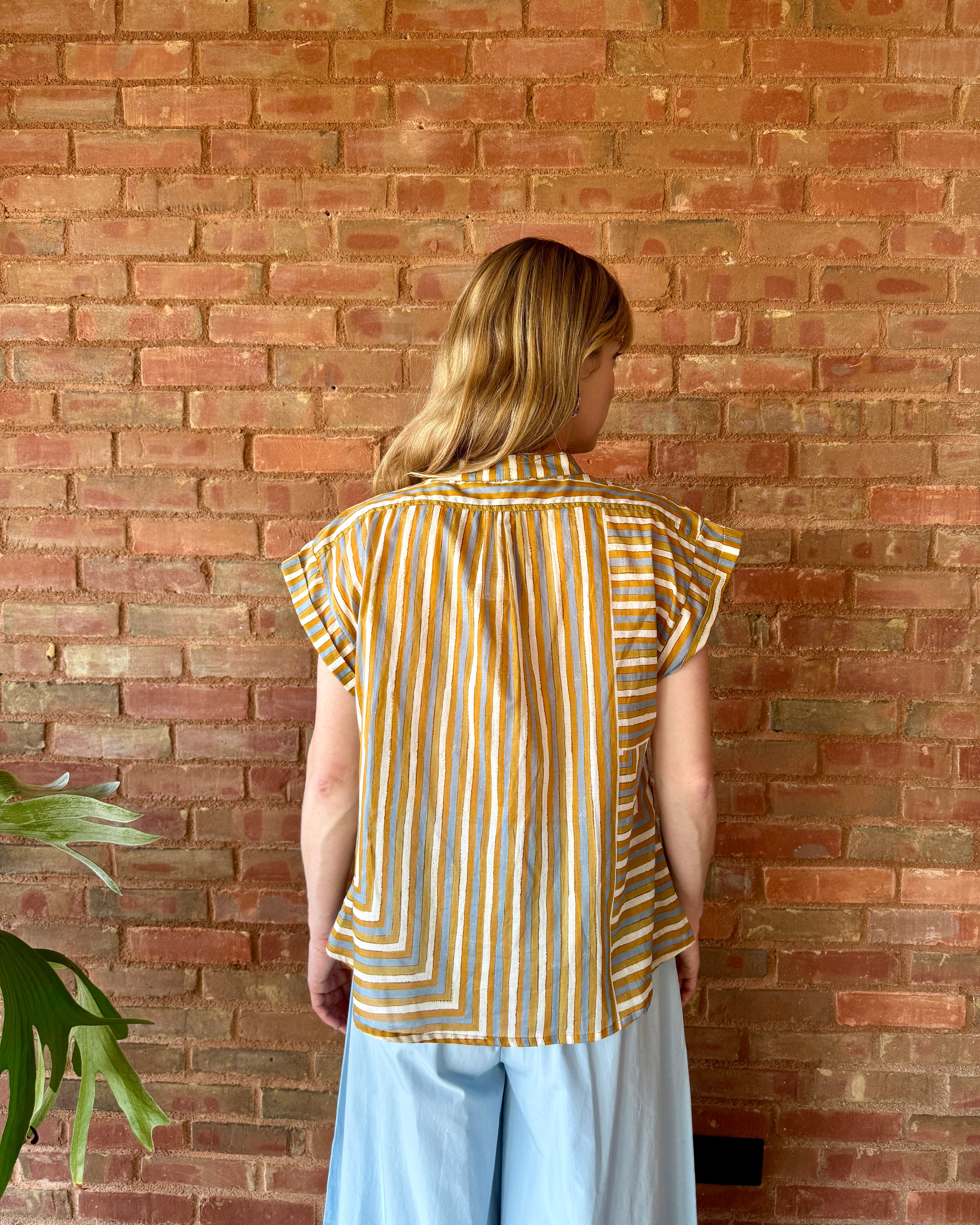 HOD Paris Amandine Shirt - Babel Caramel Women's Tops - Sloane Boutique