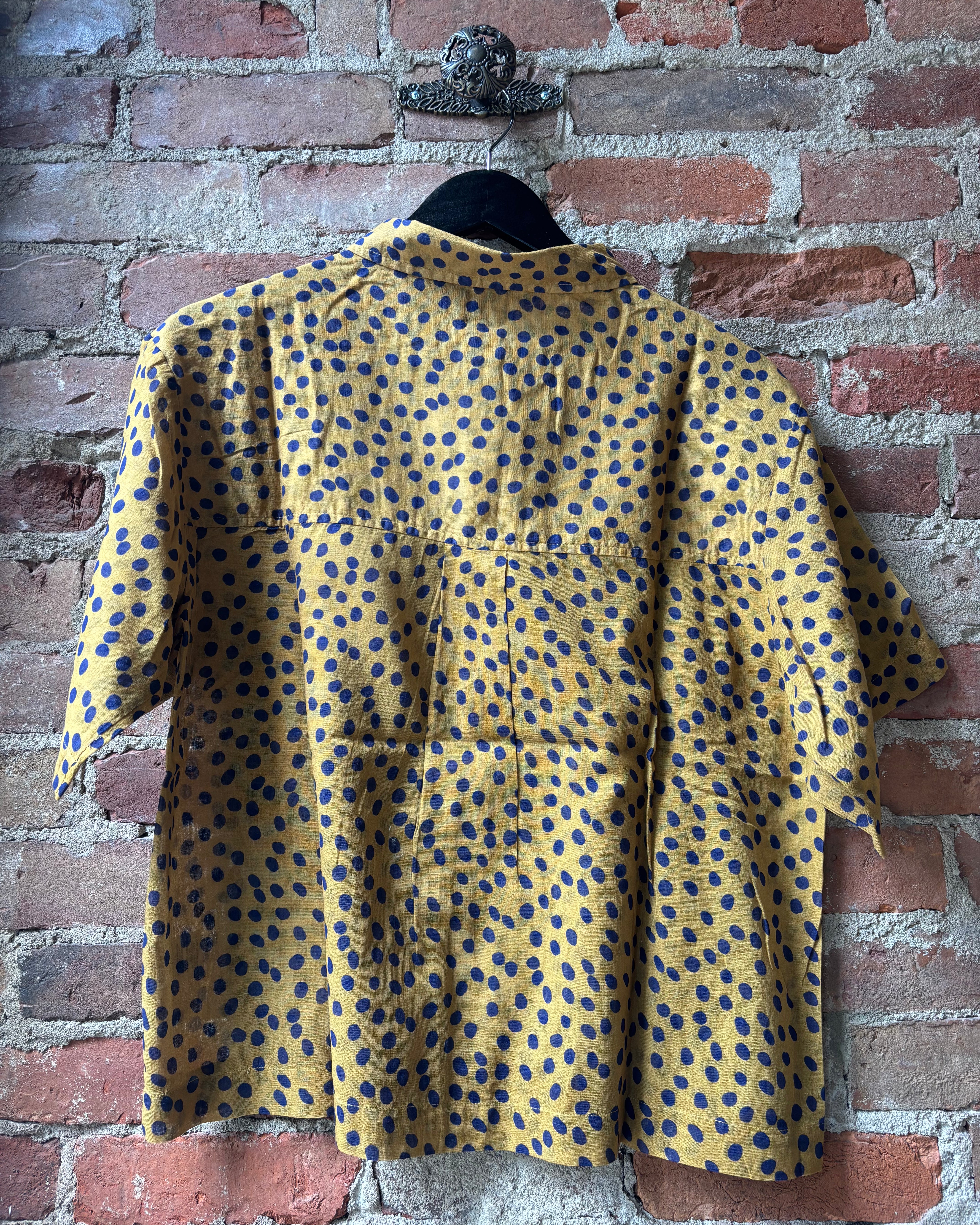 HOD Paris Caroline Shirt - Polka Honey Women's Tops - Sloane Boutique