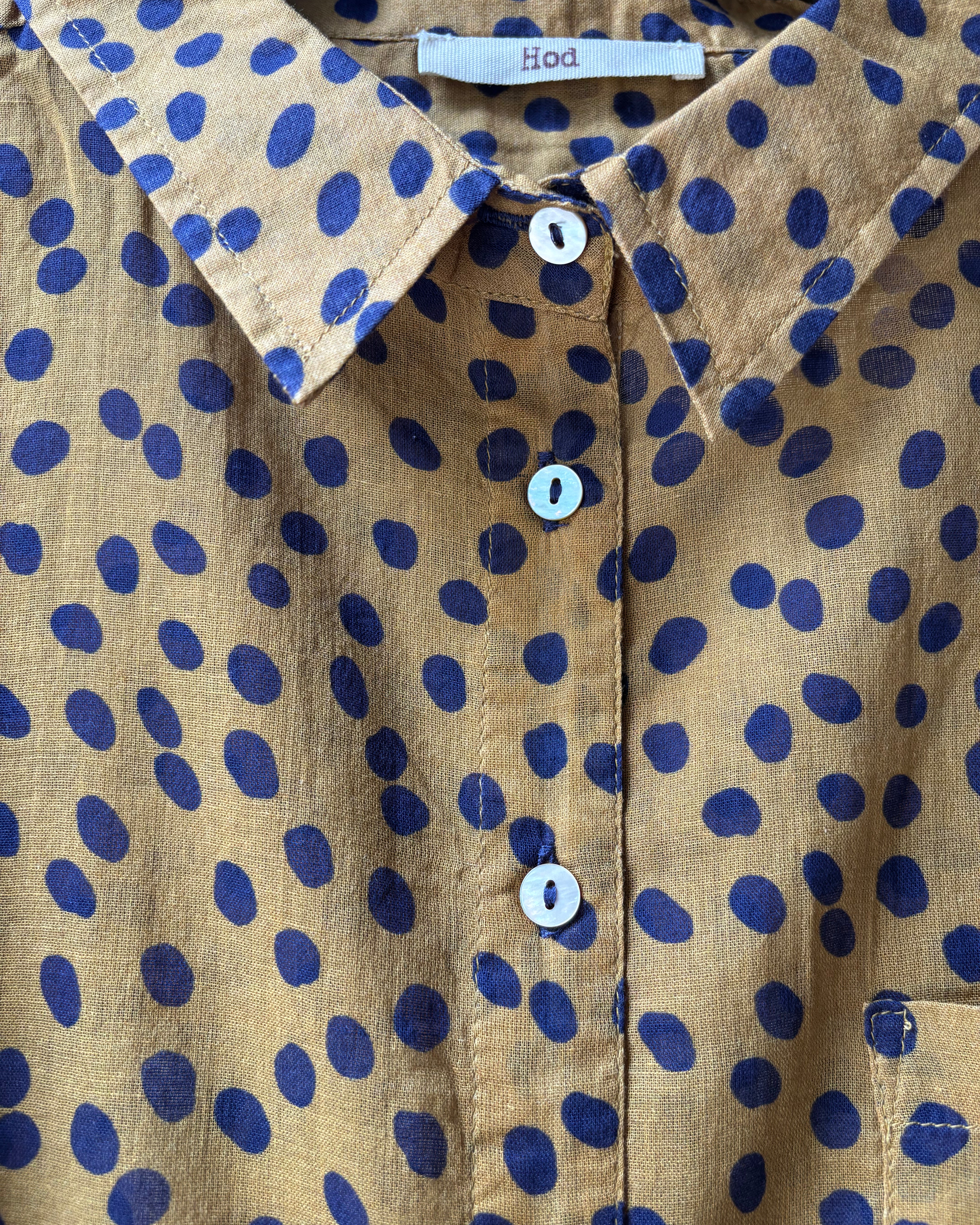 HOD Paris Caroline Shirt - Polka Honey Women's Tops - Sloane Boutique