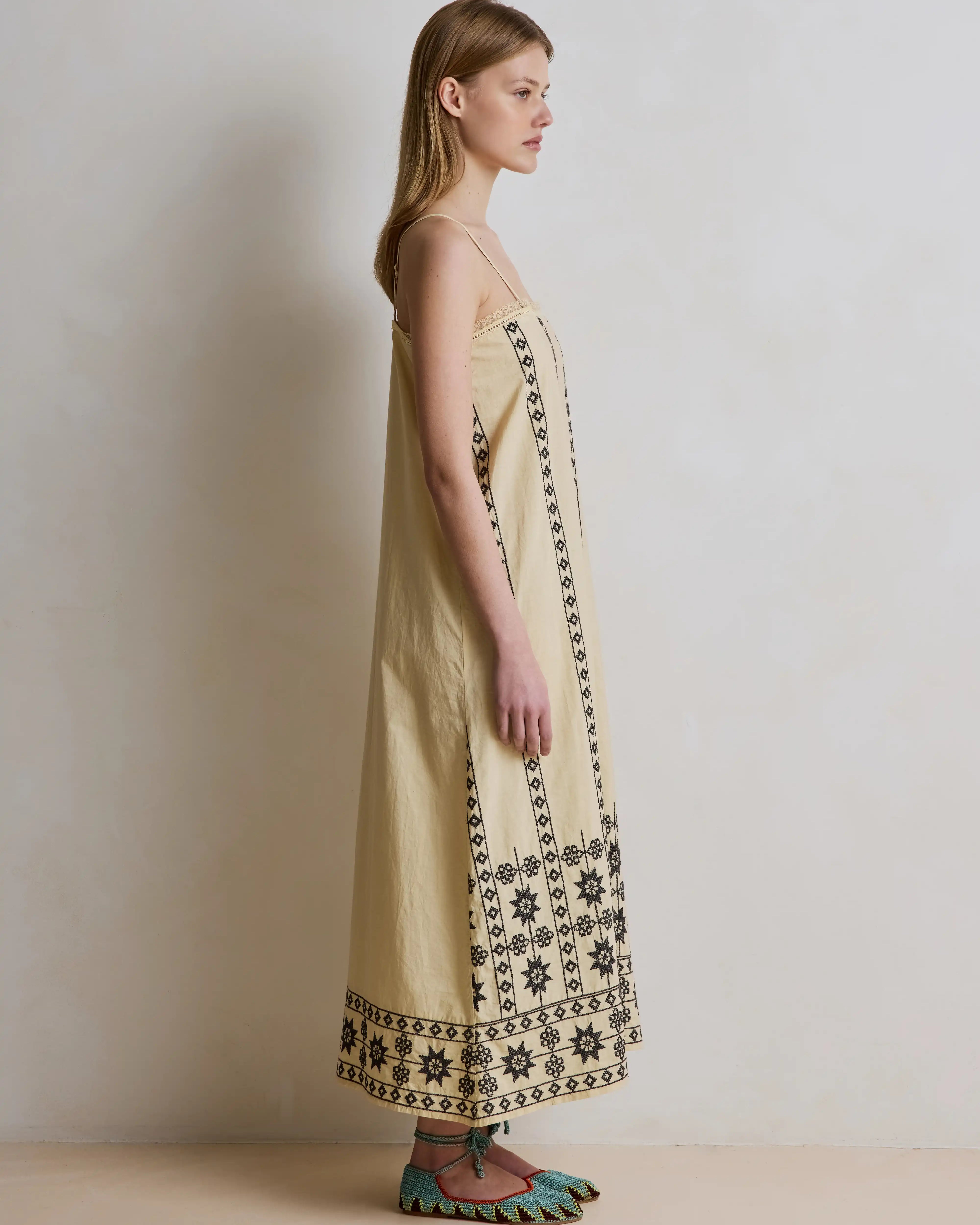 HOD Paris Constance Dress - Astre Champagne Dresses - Sloane Boutique