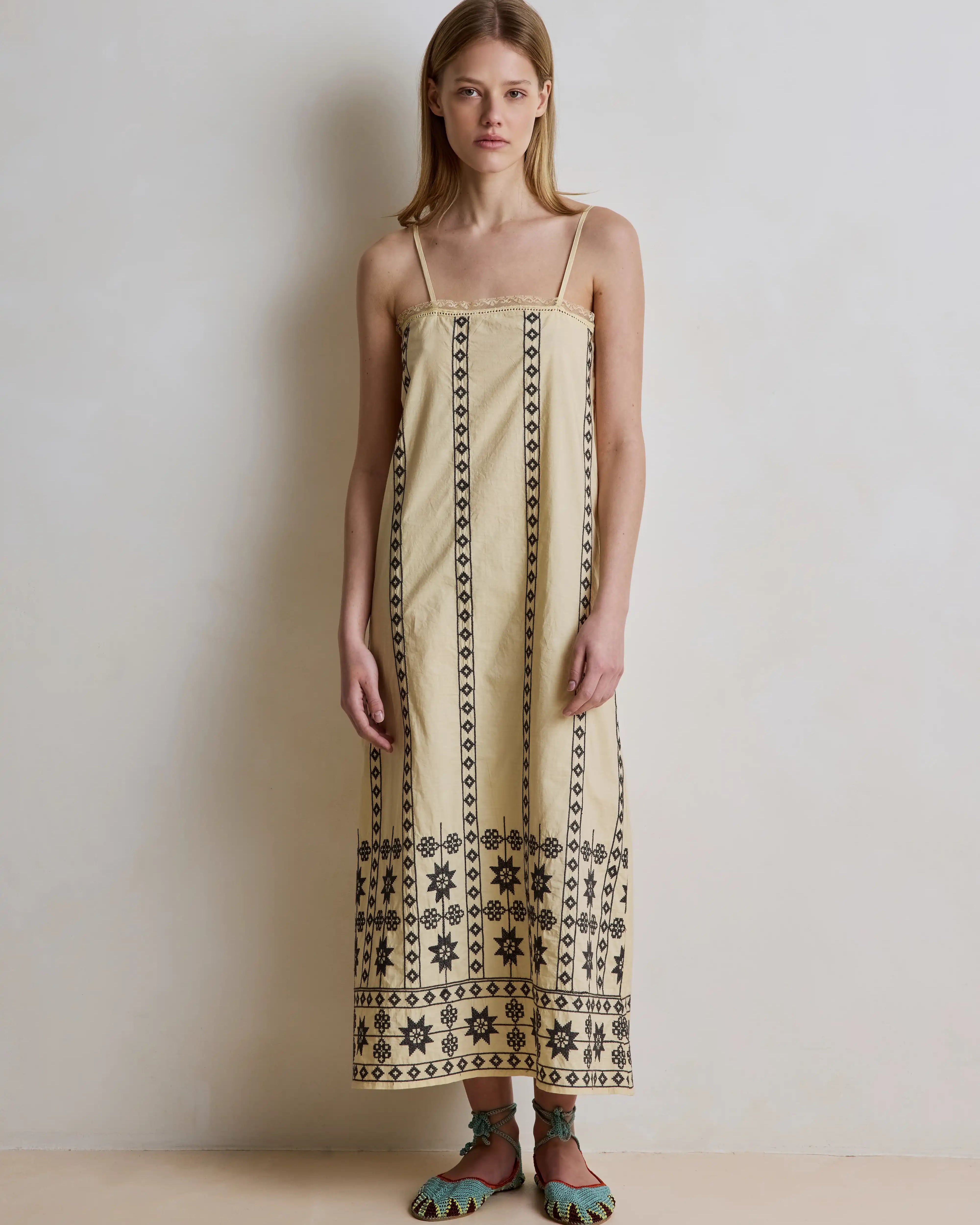 HOD Paris Constance Dress - Astre Champagne Dresses - Sloane Boutique