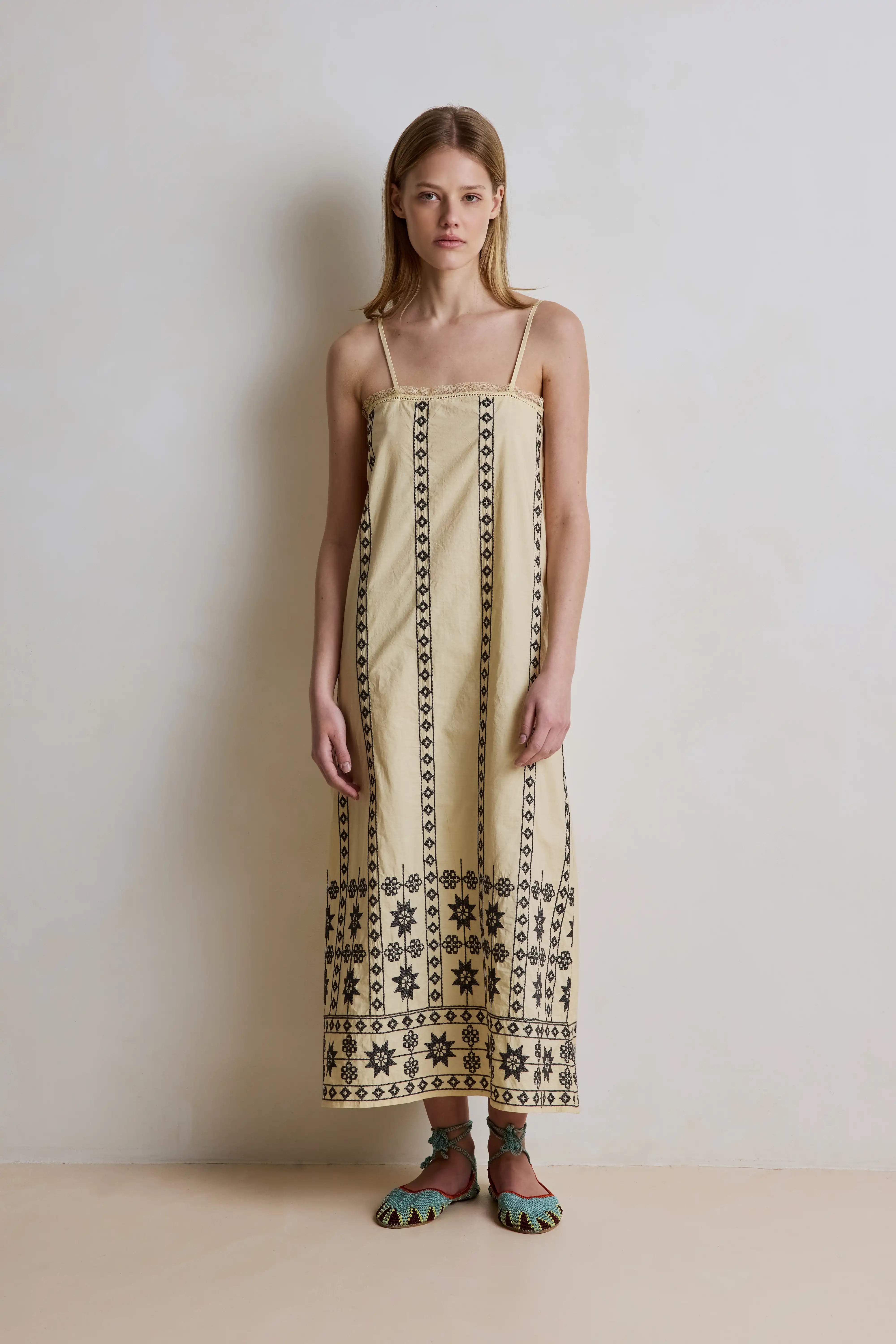HOD Paris Constance Dress - Astre Champagne Dresses - Sloane Boutique