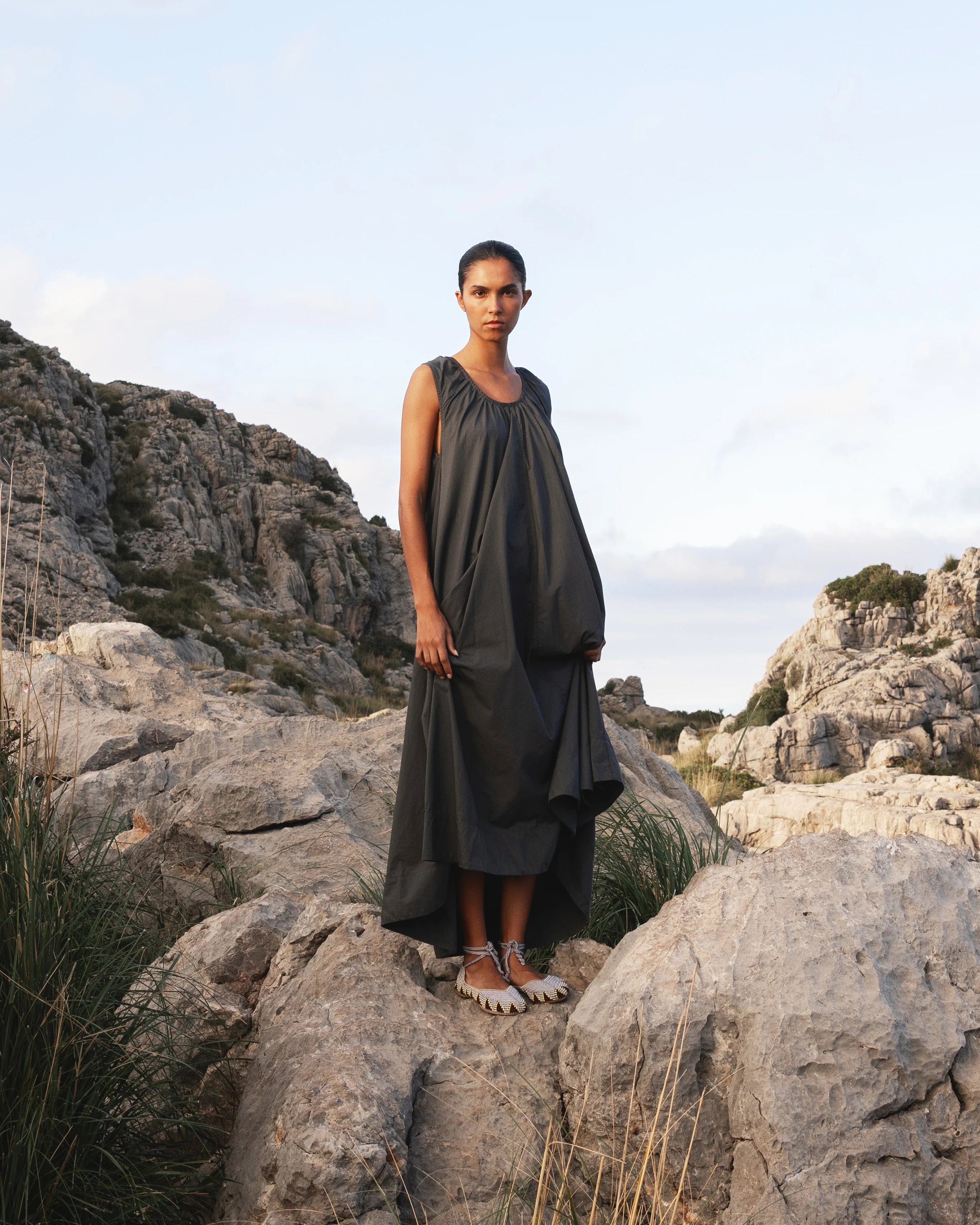 HOD Paris Emmanuelle Dress - Carbon Dresses - Sloane Boutique
