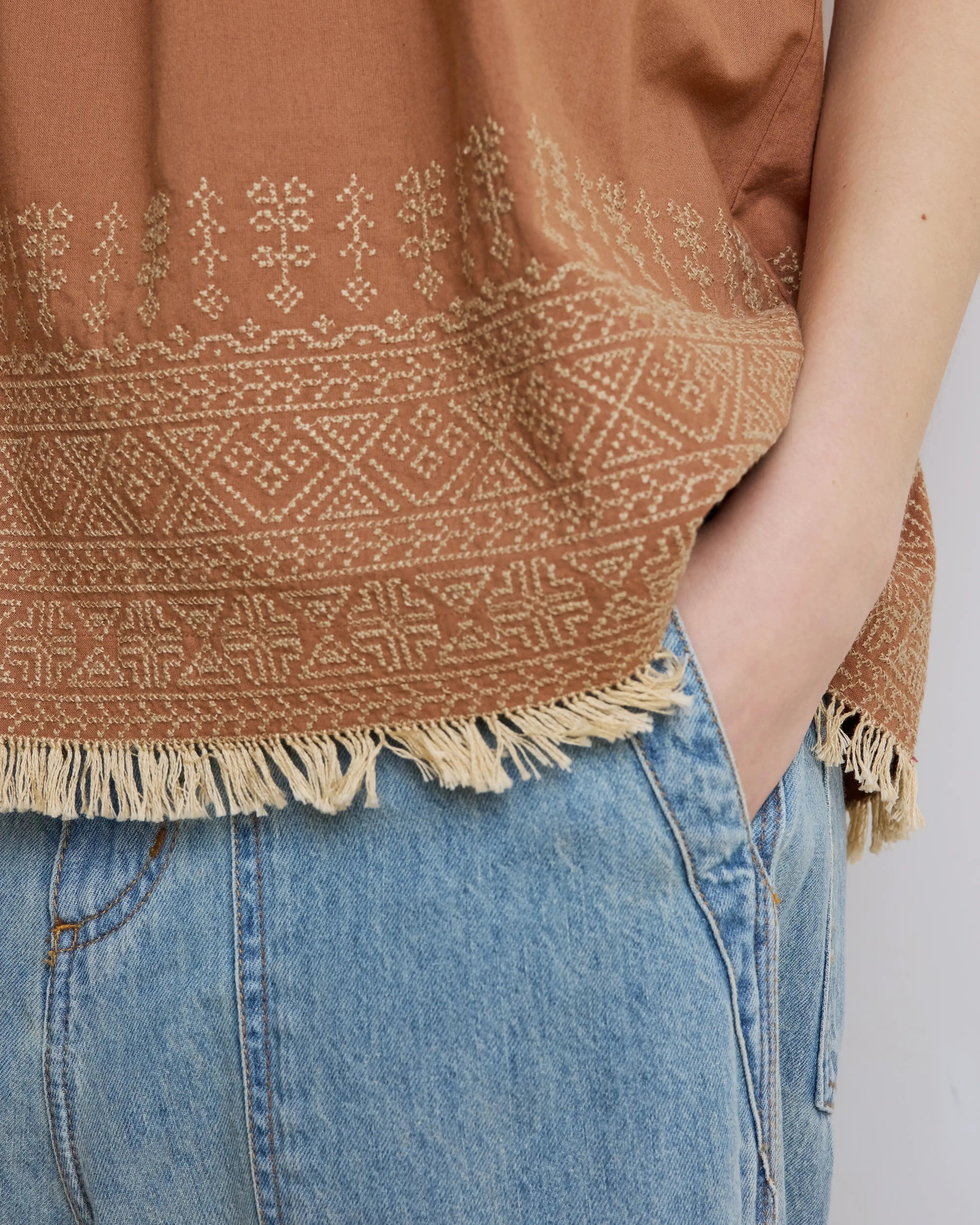 HOD Paris Lexa Top - Touareg Nut Women's Tops - Sloane Boutique