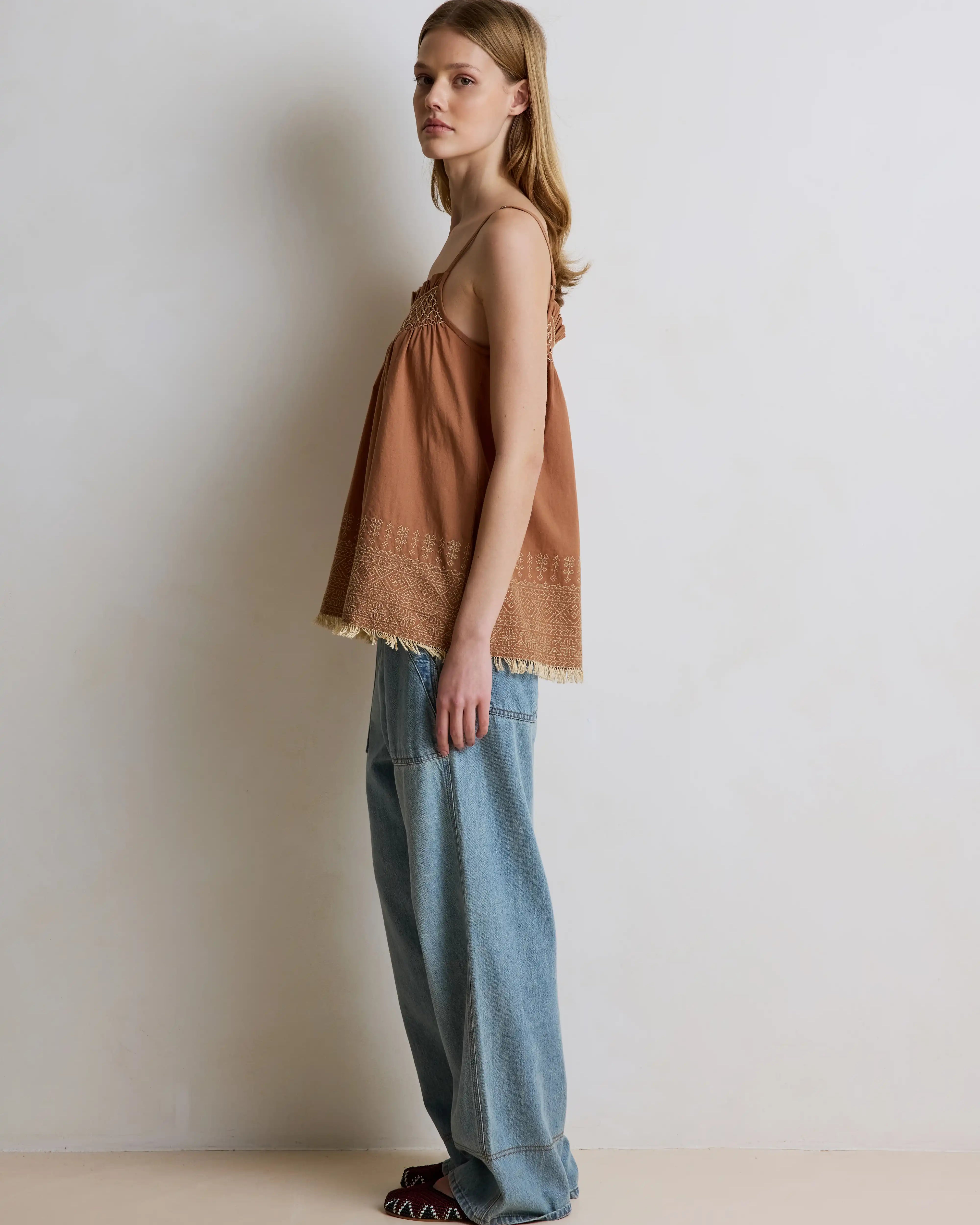 HOD Paris Lexa Top - Touareg Nut Women's Tops - Sloane Boutique