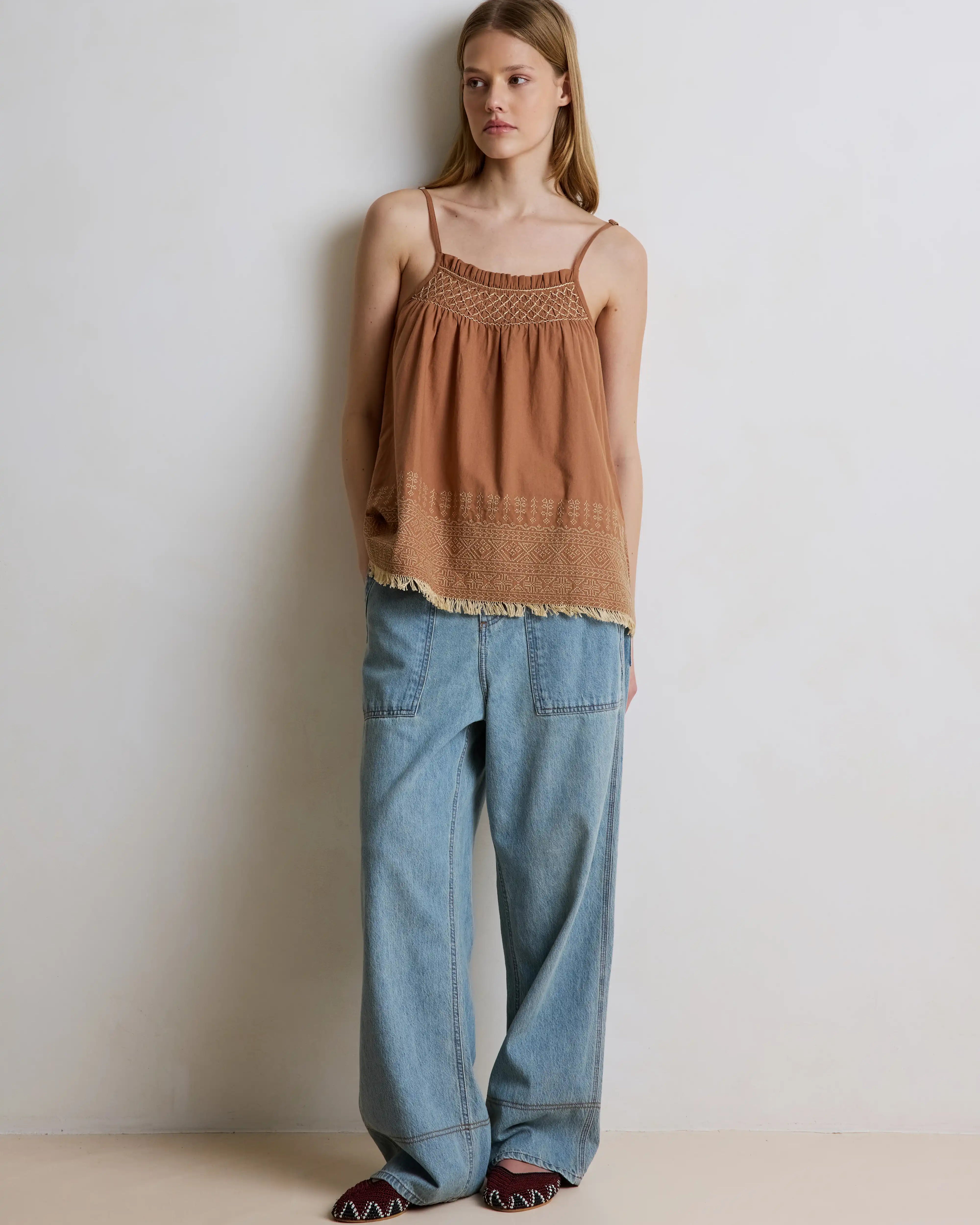 HOD Paris Lexa Top - Touareg Nut Women's Tops - Sloane Boutique