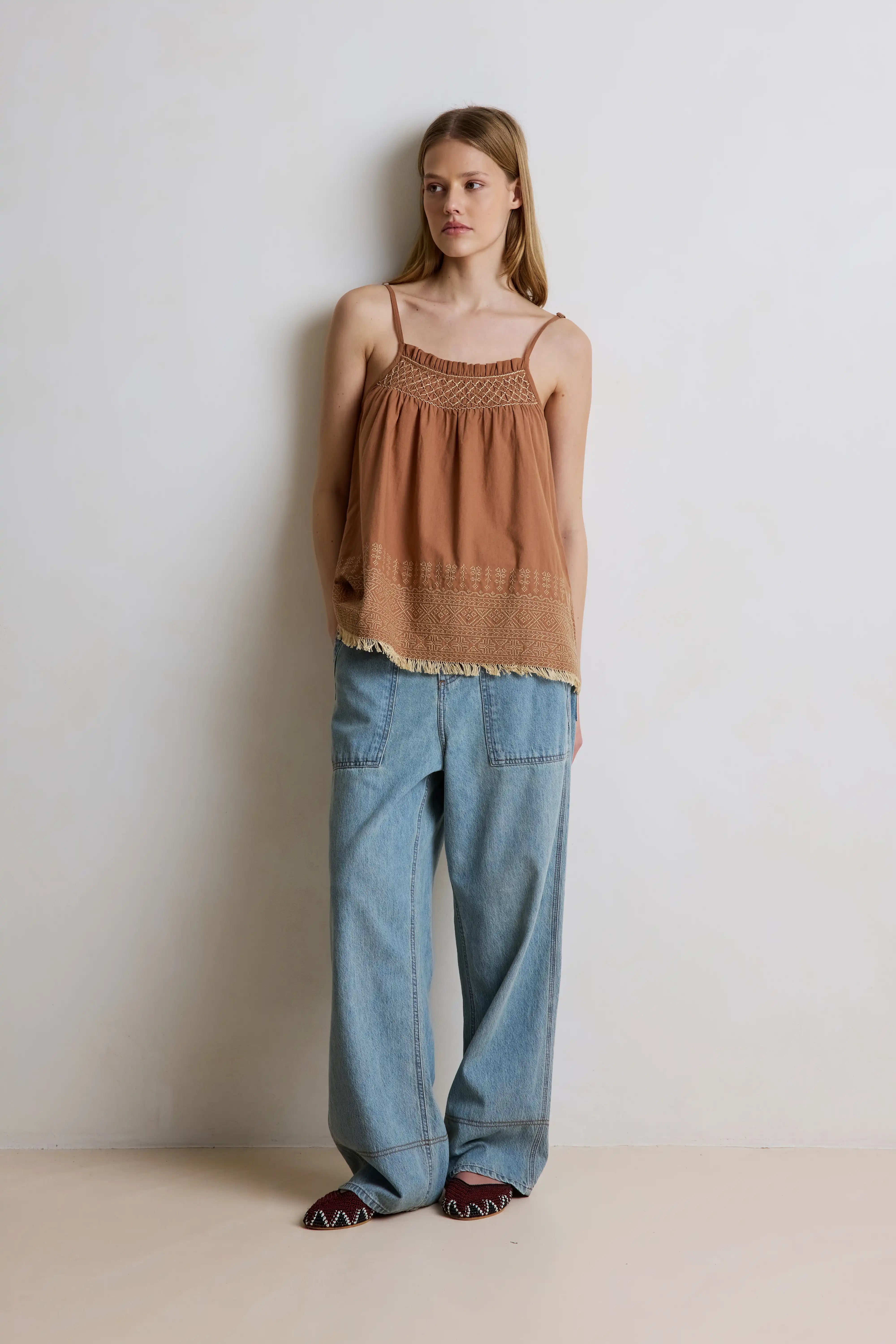 HOD Paris Lexa Top - Touareg Nut Women's Tops - Sloane Boutique