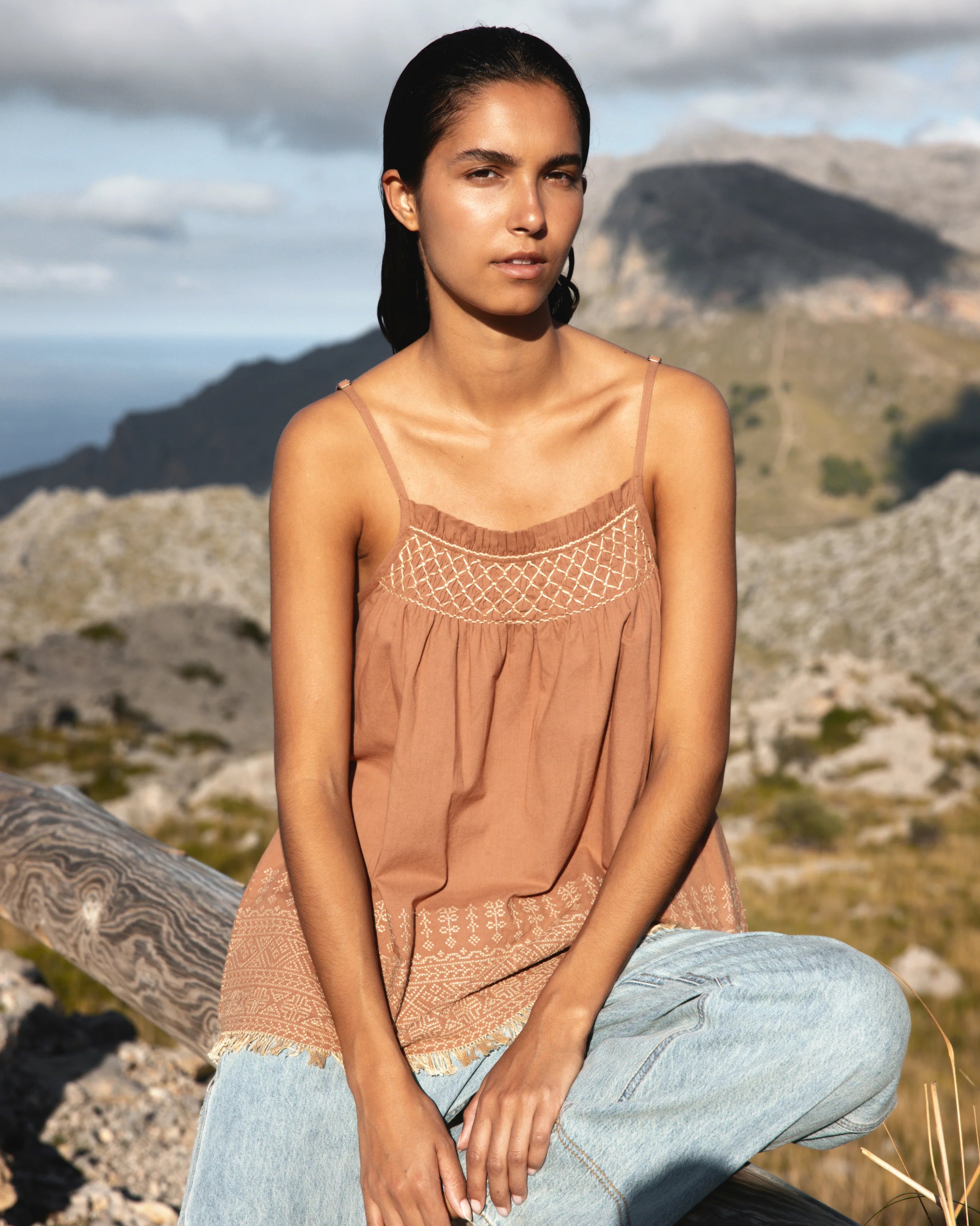 HOD Paris Lexa Top - Touareg Nut Women's Tops - Sloane Boutique