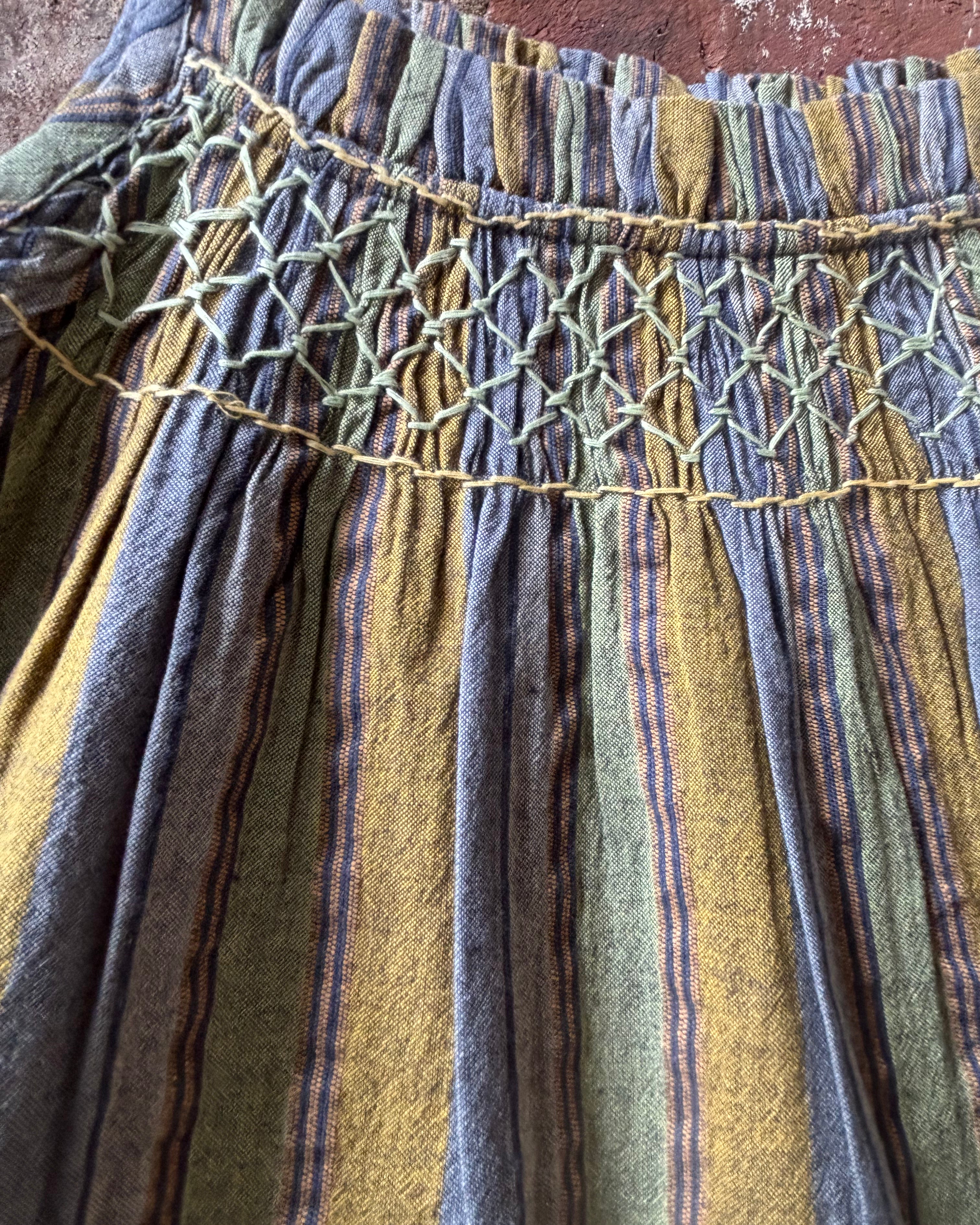 HOD Paris Lexima Dress - Green Stripe Dresses - Sloane Boutique