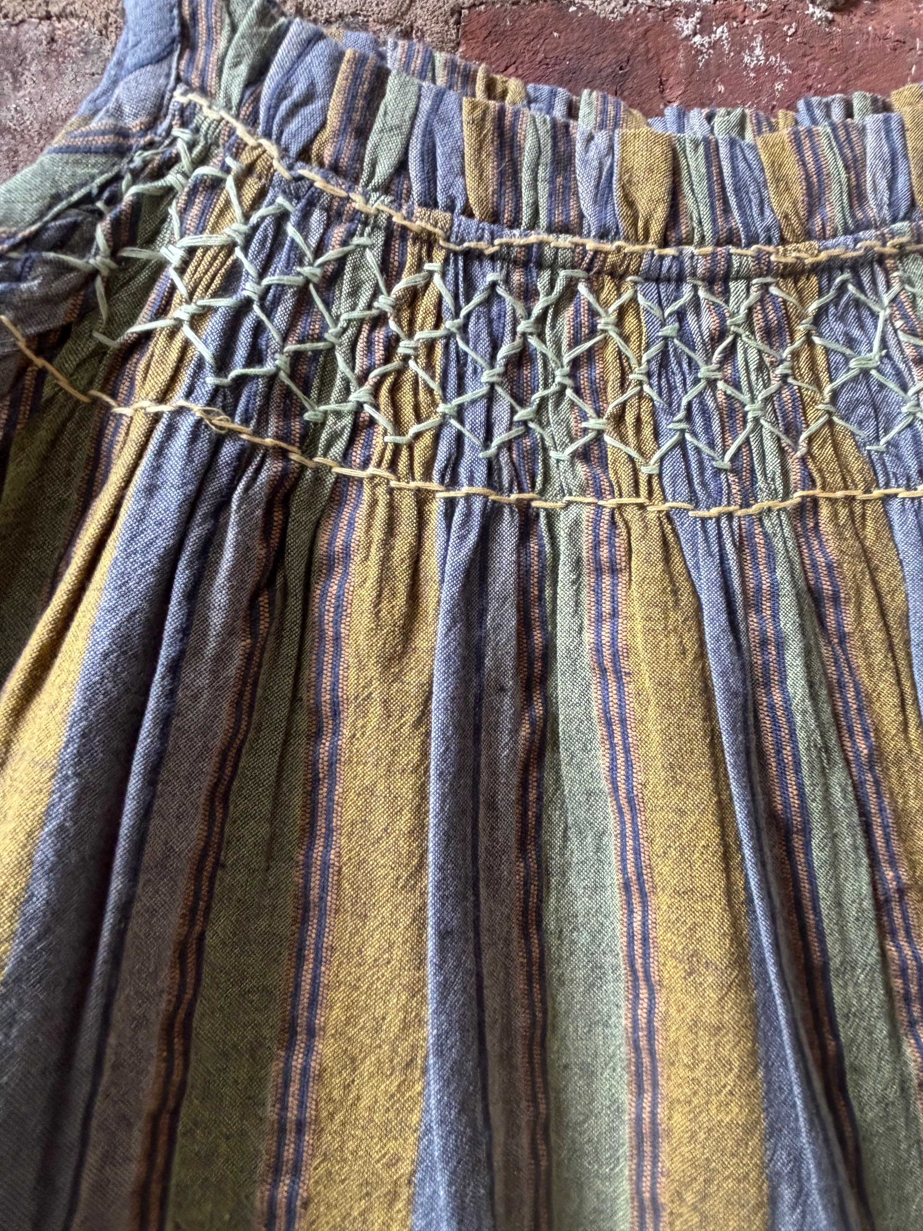 HOD Paris Lexima Dress - Green Stripe Dresses - Sloane Boutique