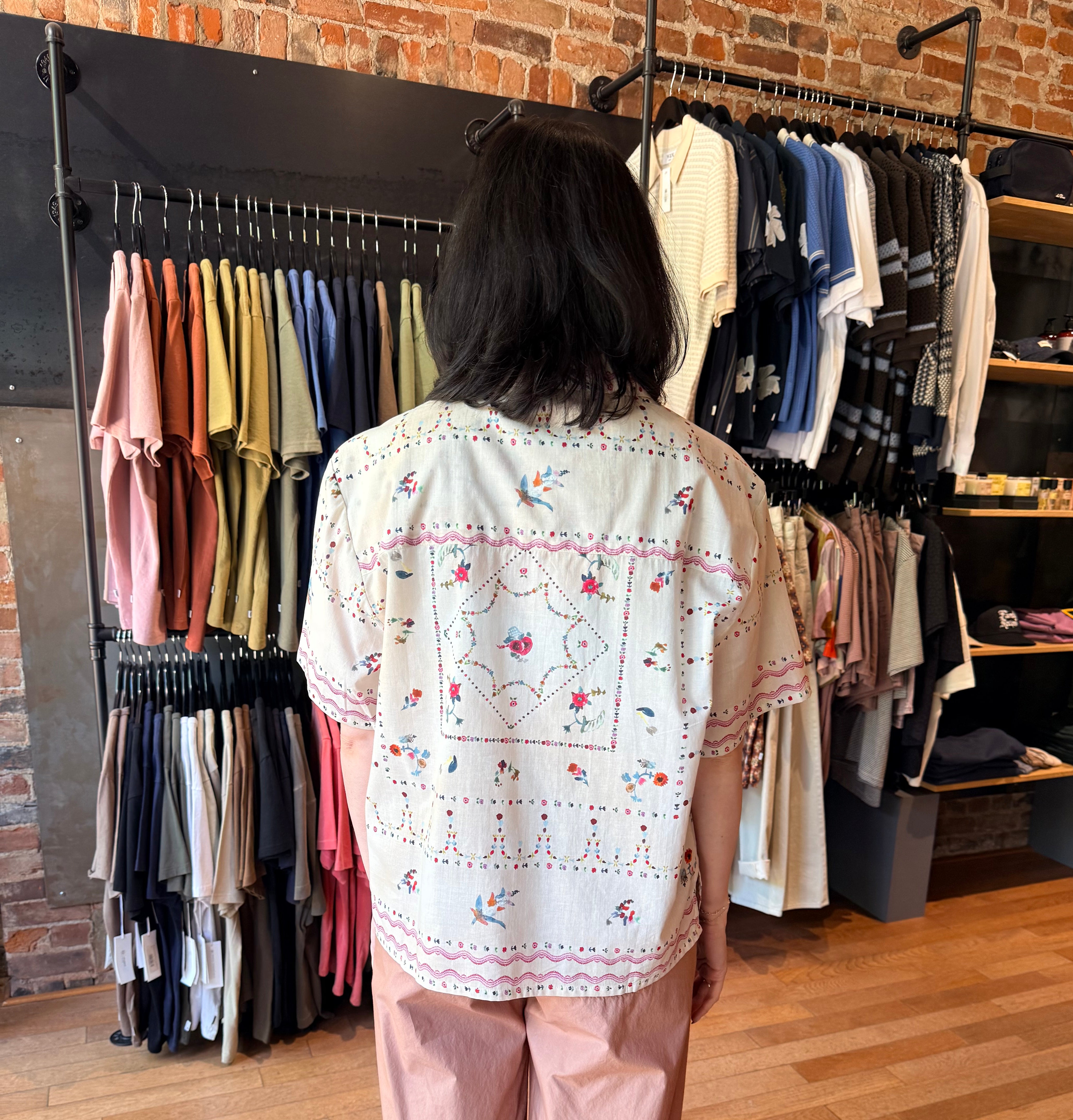 HOD Paris Raya Blouse - Aquarelle Women's Tops - Sloane Boutique
