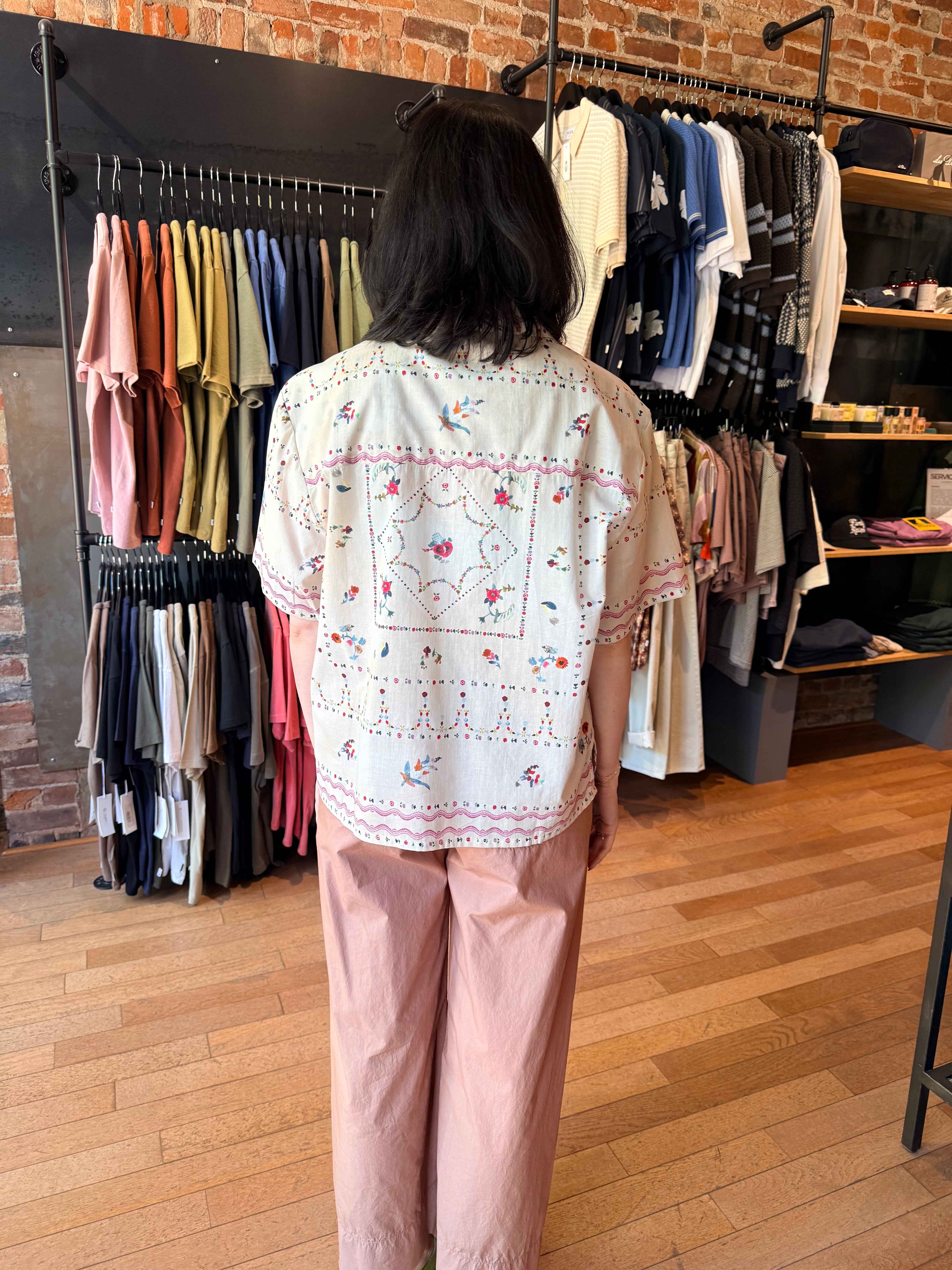 HOD Paris Raya Blouse - Aquarelle Women's Tops - Sloane Boutique