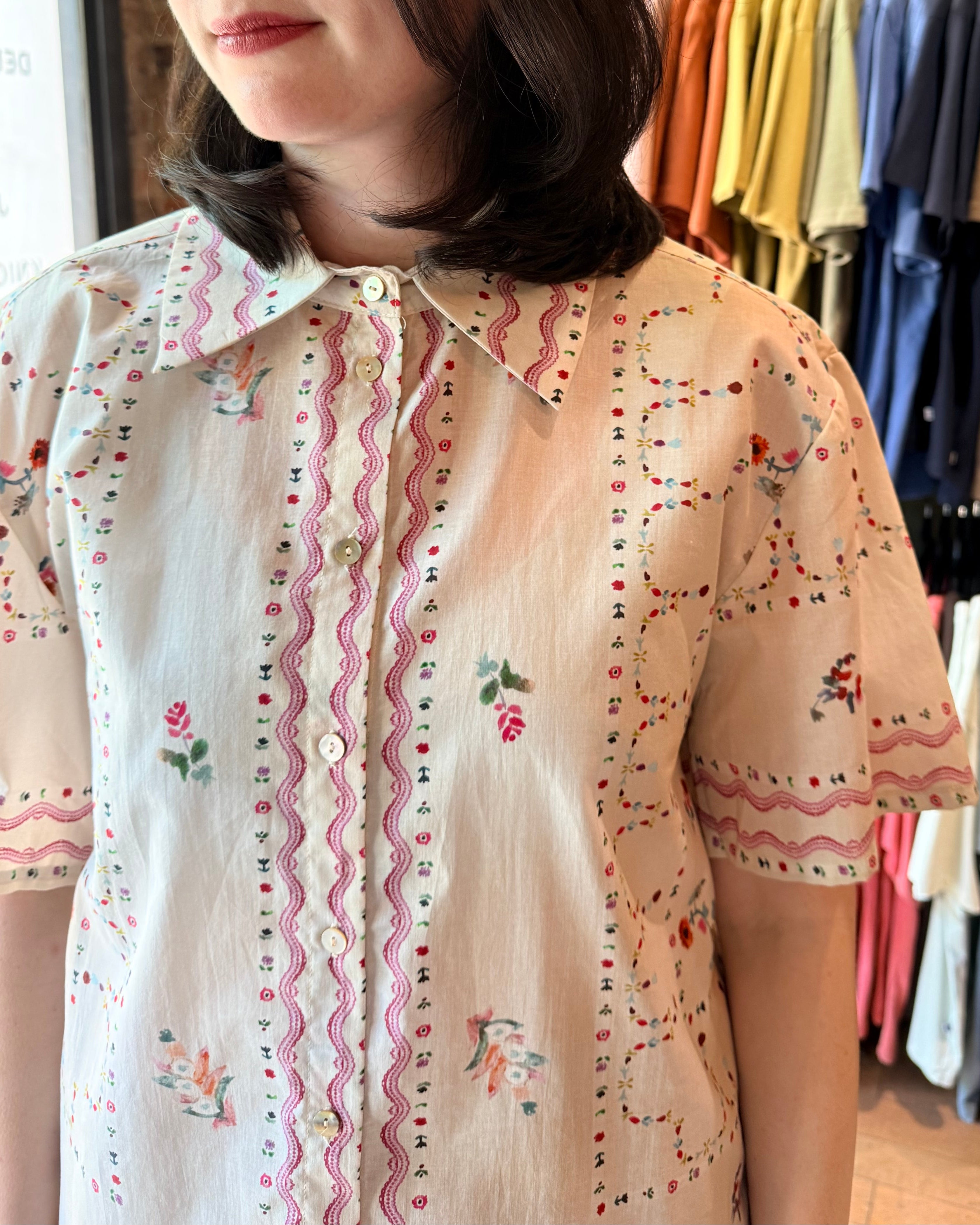 HOD Paris Raya Blouse - Aquarelle Women's Tops - Sloane Boutique