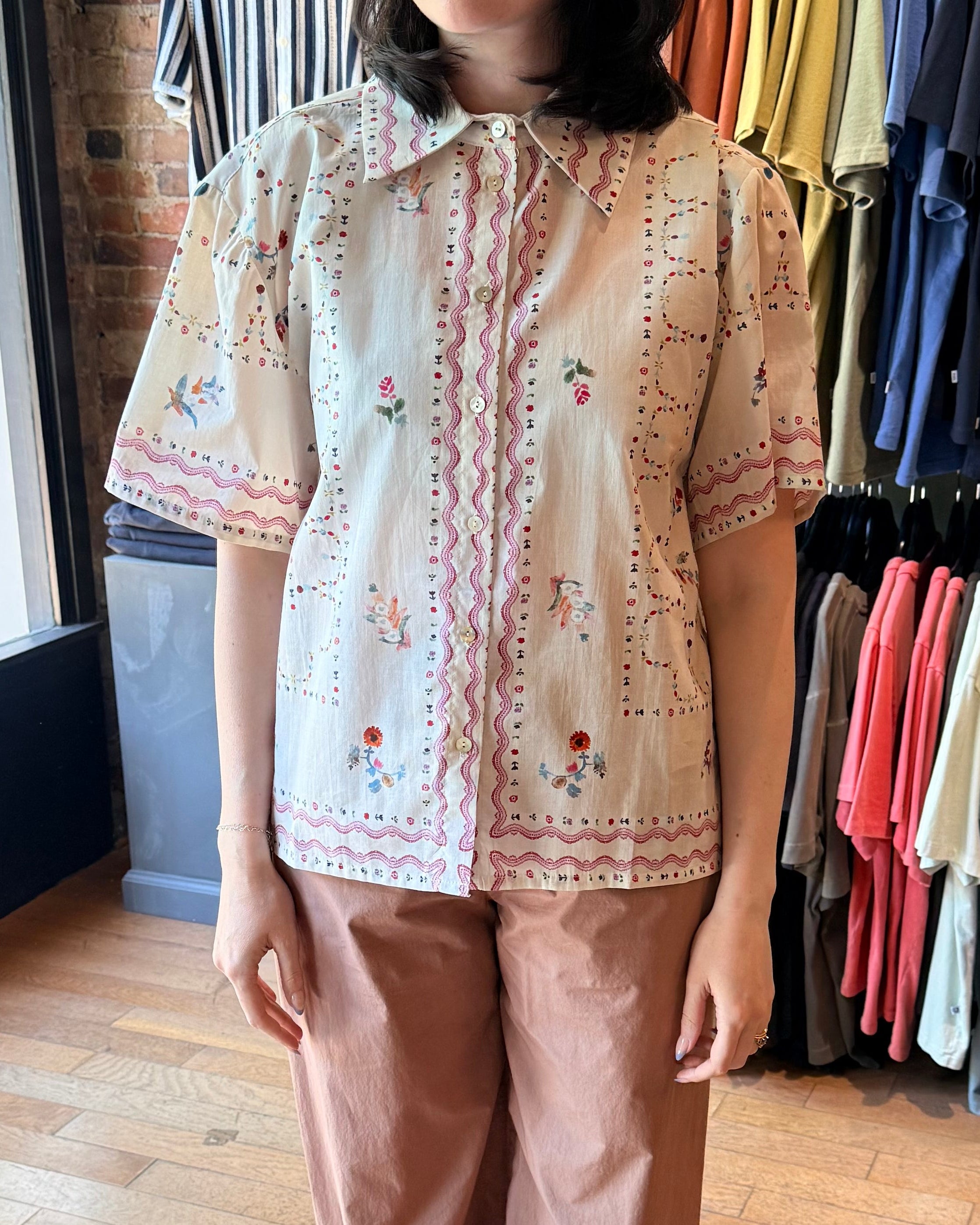 HOD Paris Raya Blouse - Aquarelle Women's Tops - Sloane Boutique