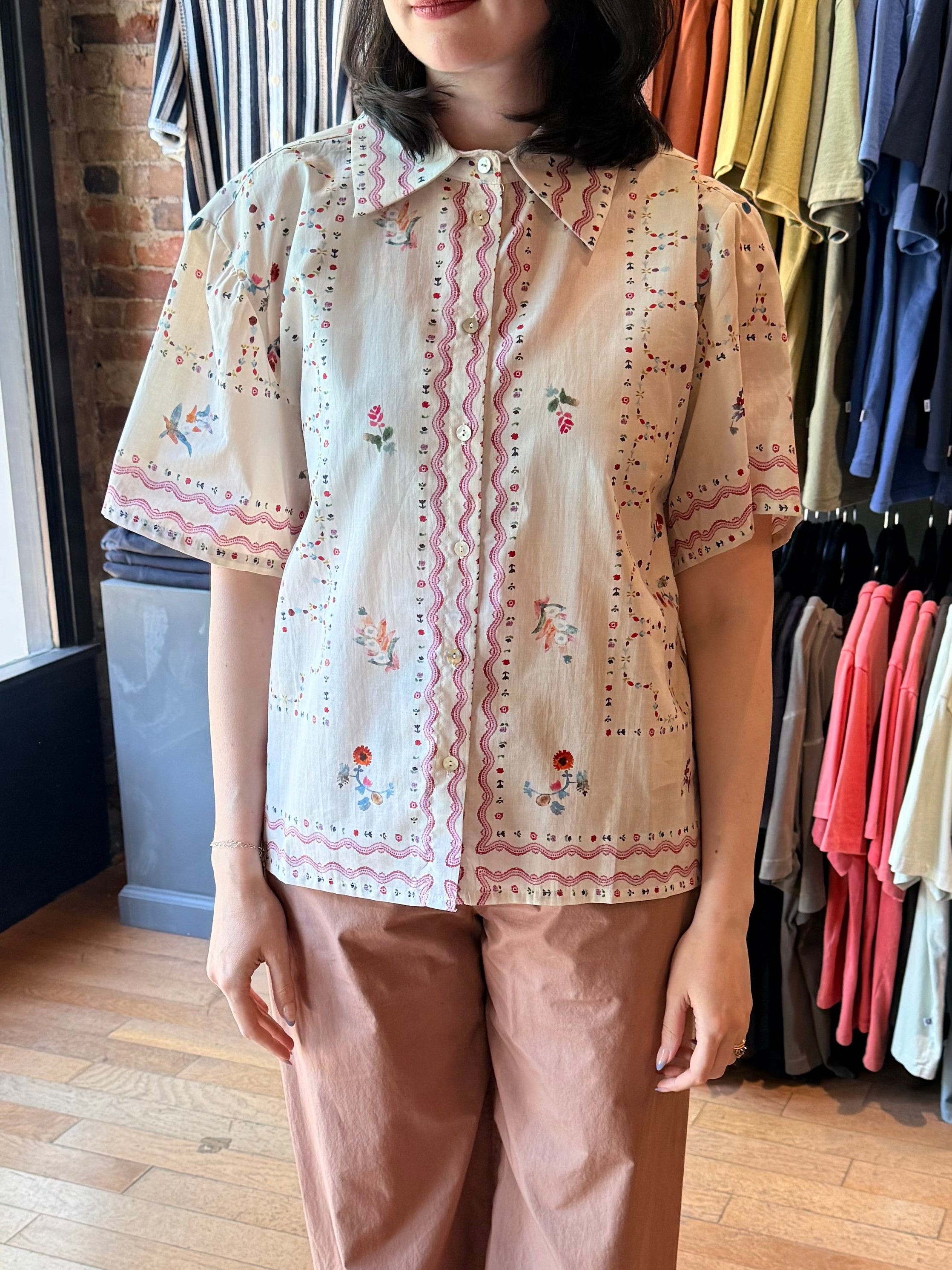 HOD Paris Raya Blouse - Aquarelle Women's Tops - Sloane Boutique