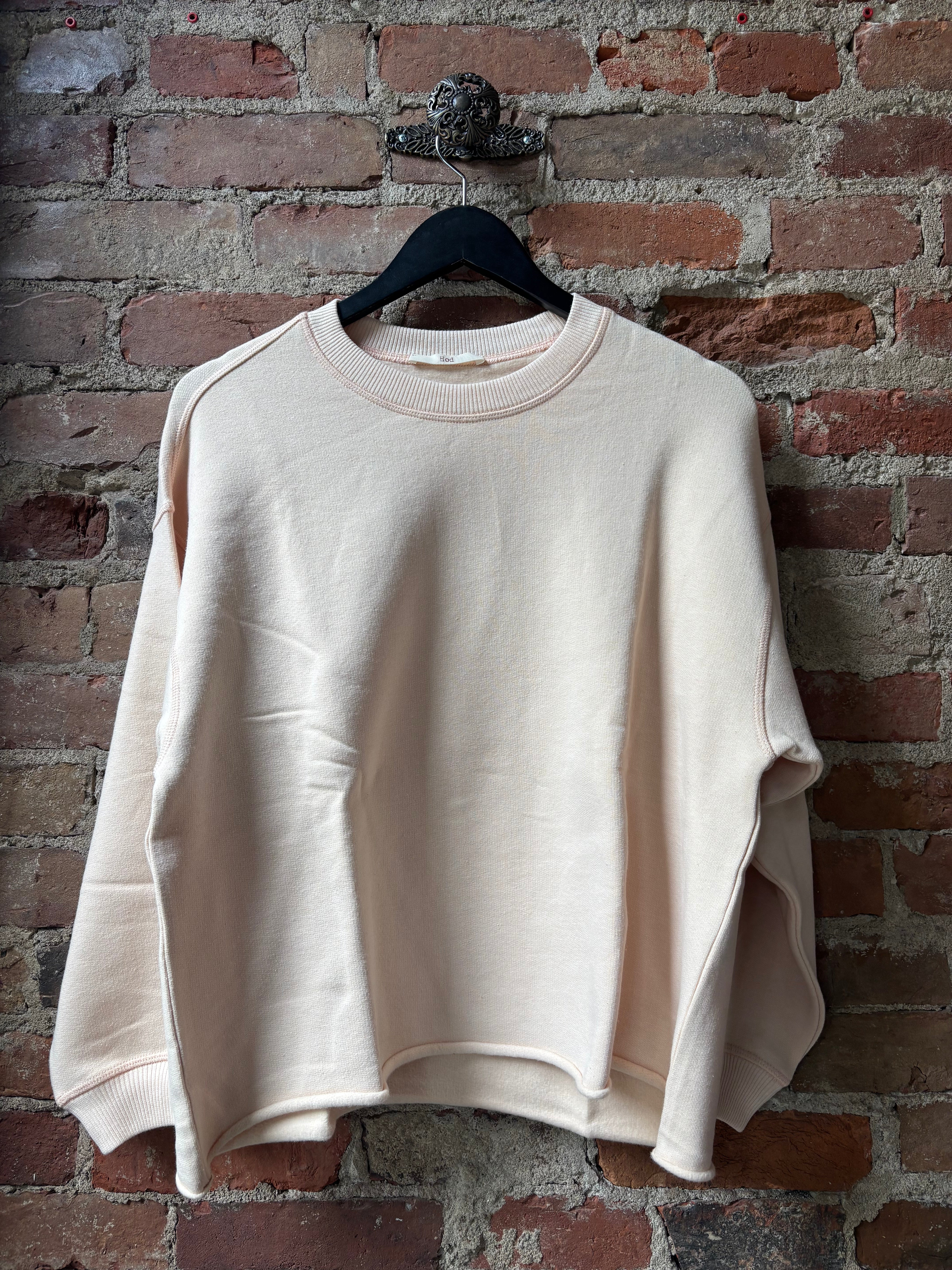HOD Paris Victoire Crew Sweatshirt - Linen Women's Tops - Sloane Boutique