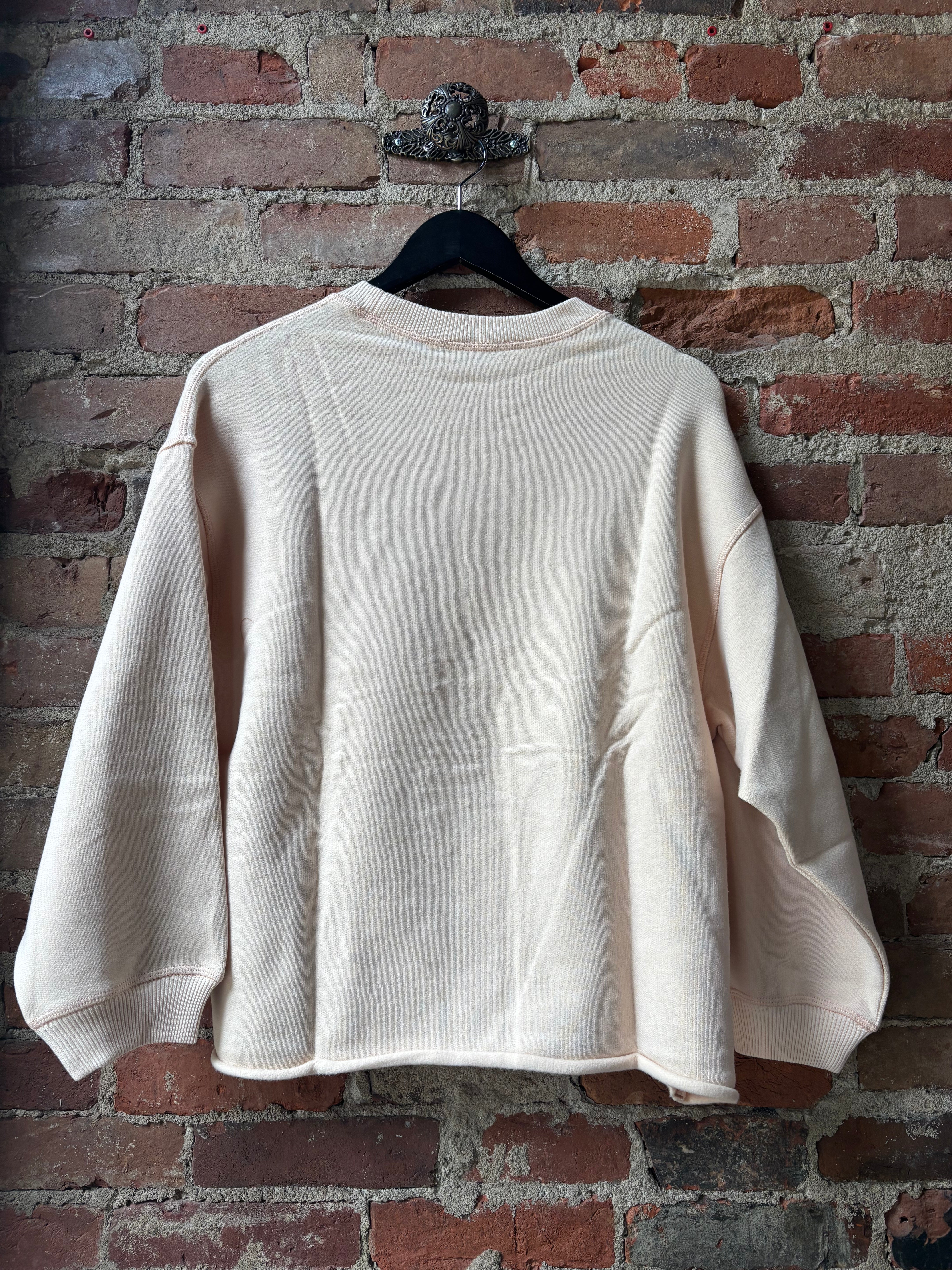HOD Paris Victoire Crew Sweatshirt - Linen Women's Tops - Sloane Boutique