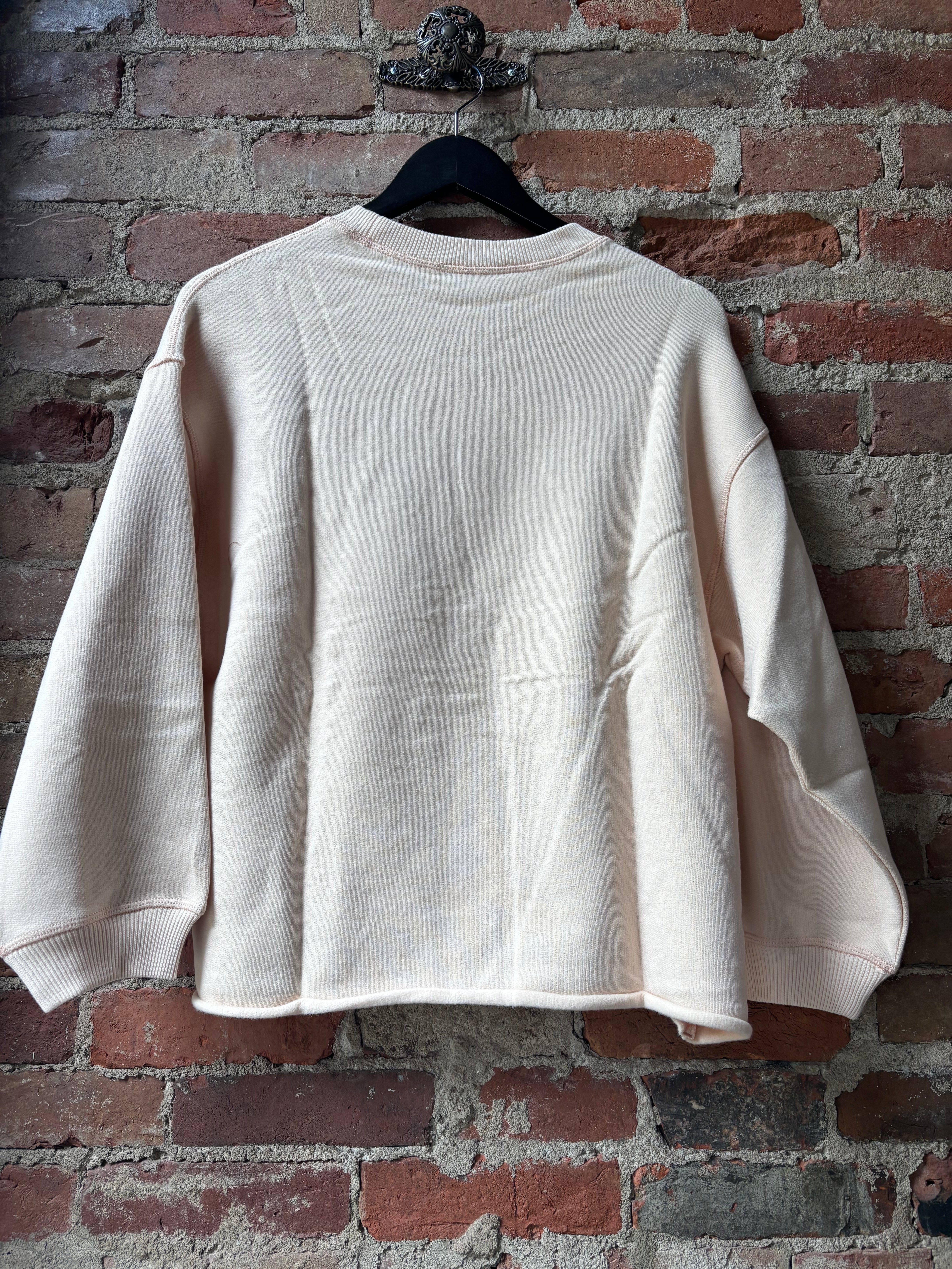 HOD Paris Victoire Crew Sweatshirt - Linen Women's Tops - Sloane Boutique
