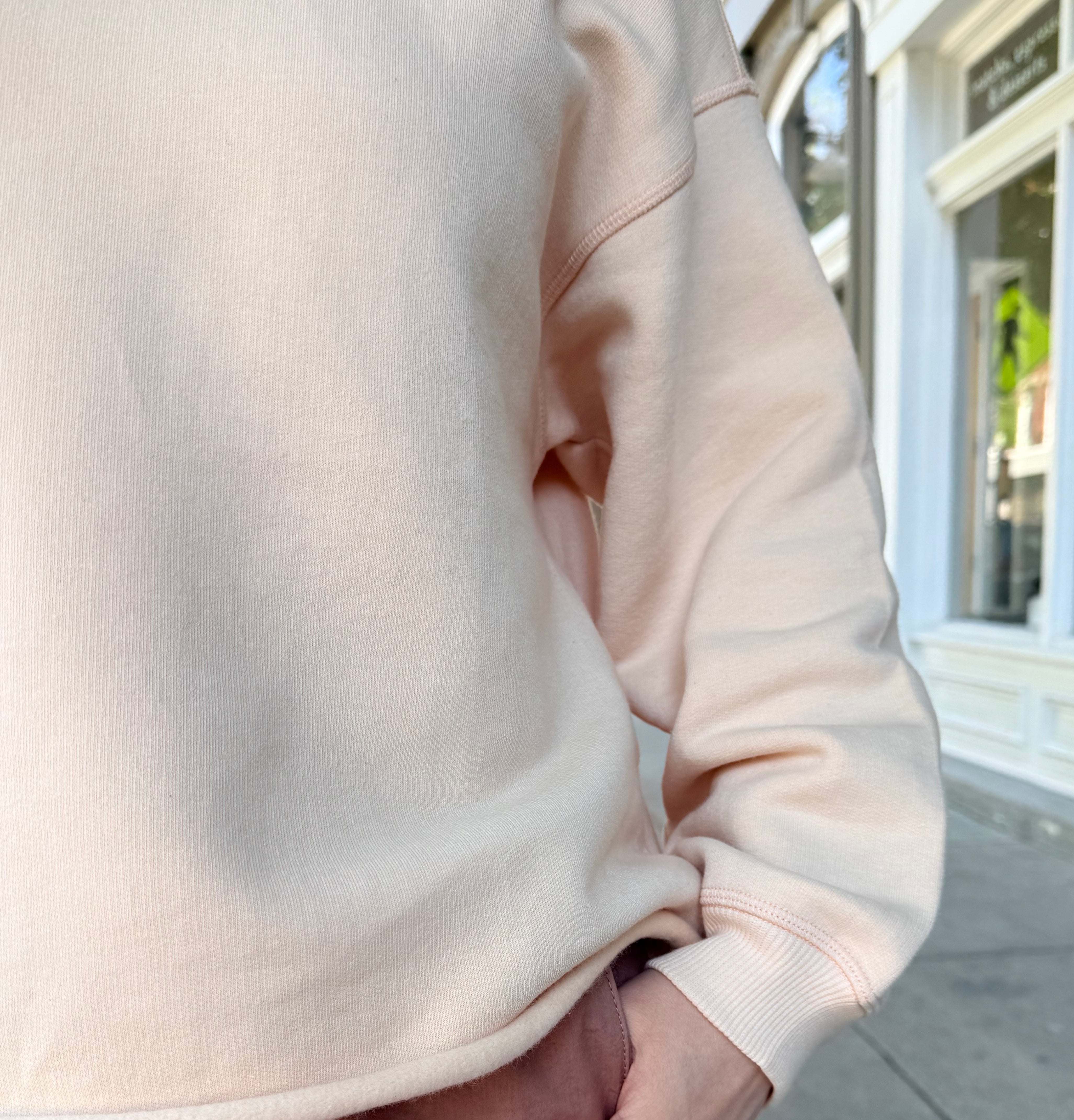 HOD Paris Victoire Crew Sweatshirt - Linen Women's Tops - Sloane Boutique