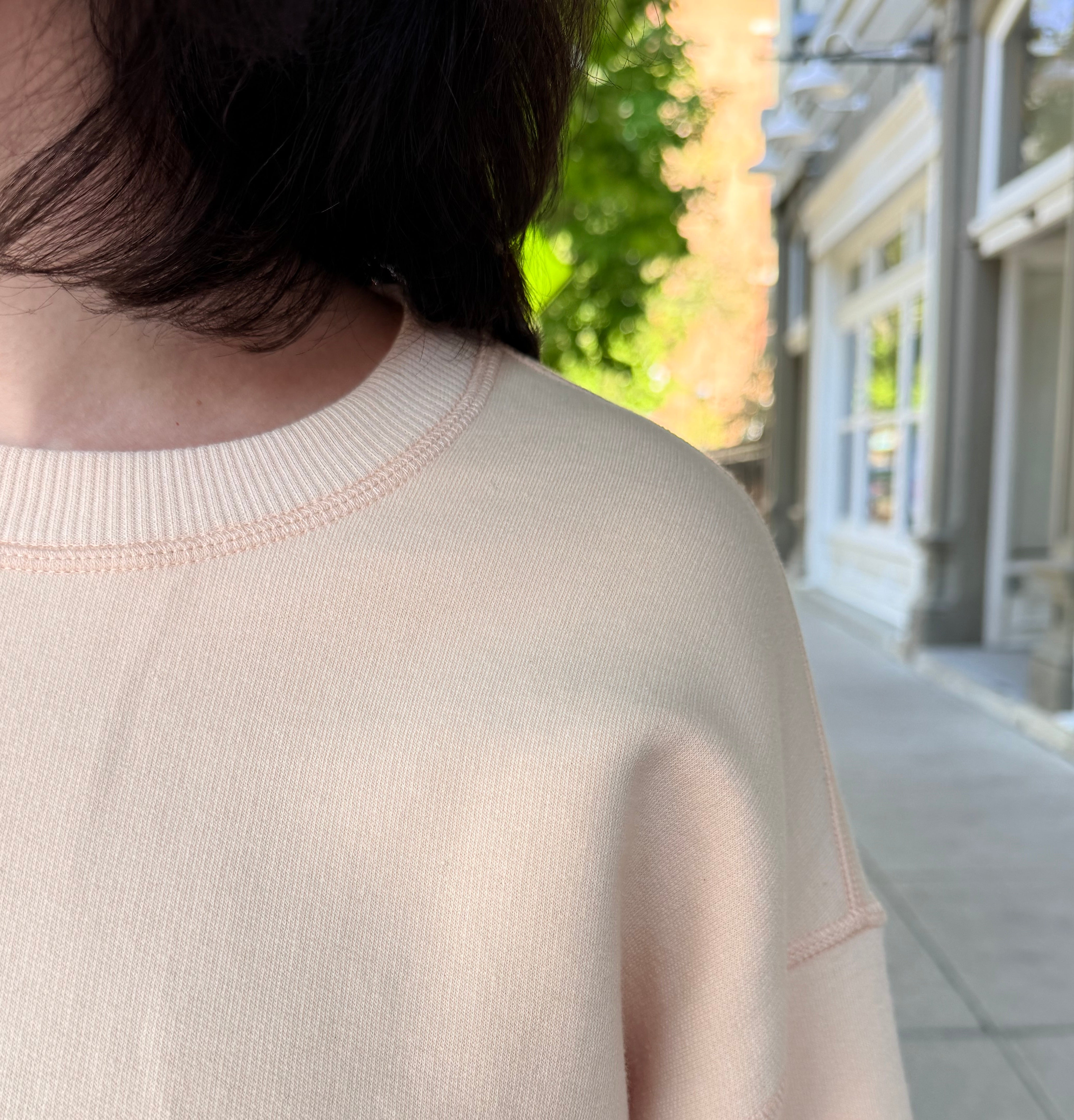 HOD Paris Victoire Crew Sweatshirt - Linen Women's Tops - Sloane Boutique