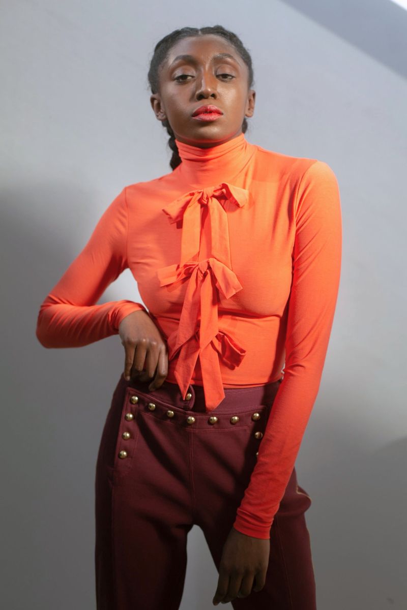 Hope For Flowers Bow Turtle - Vermillion Women's Tops - Sloane Boutique