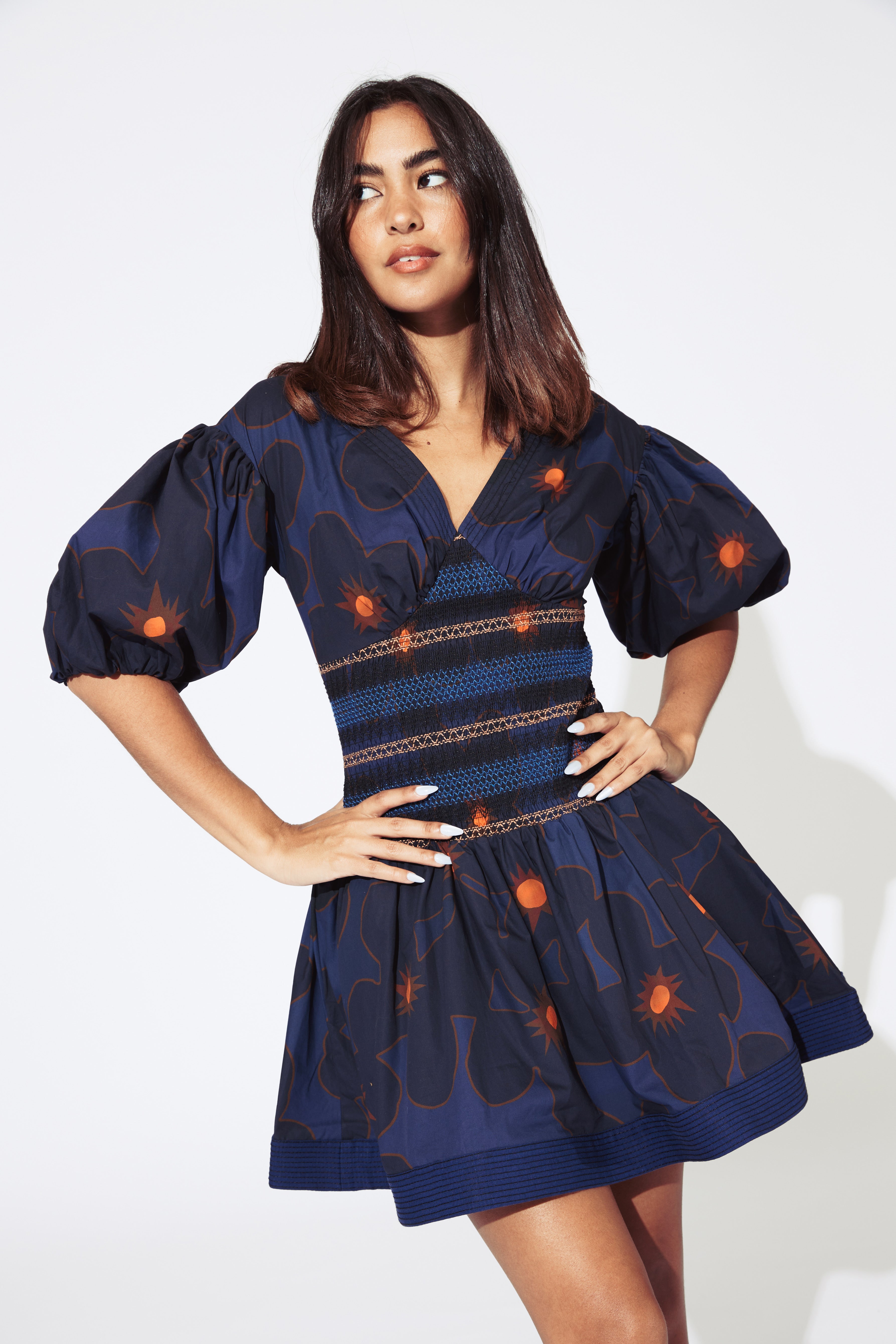 Hope For Flowers Dropped Waist Dress - Kiki Floral Dresses - Sloane Boutique