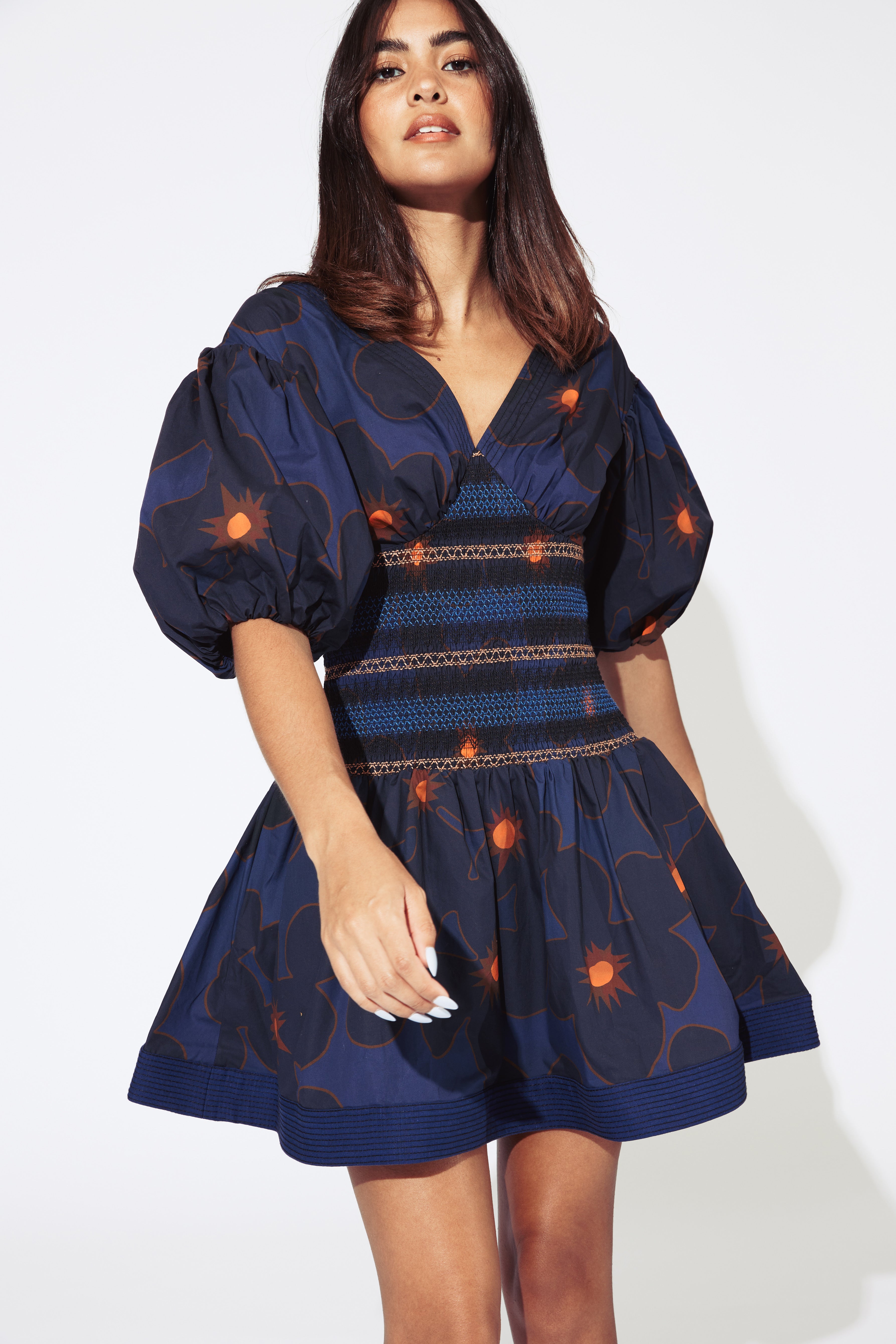 Hope For Flowers Dropped Waist Dress - Kiki Floral Dresses - Sloane Boutique