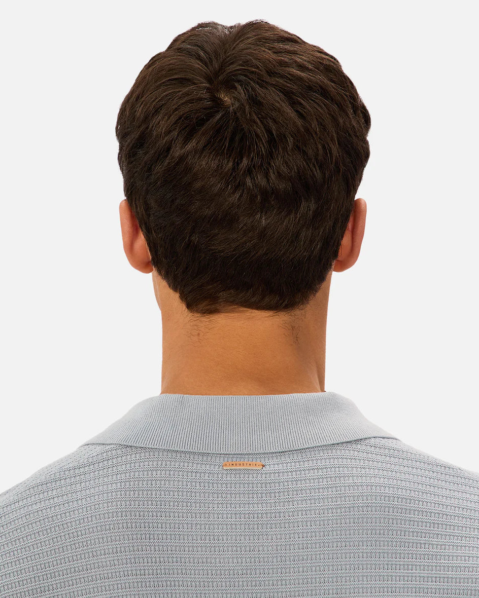 INDUSTRIE Alicante Polo - Aqua Men's Tops - Sloane Boutique