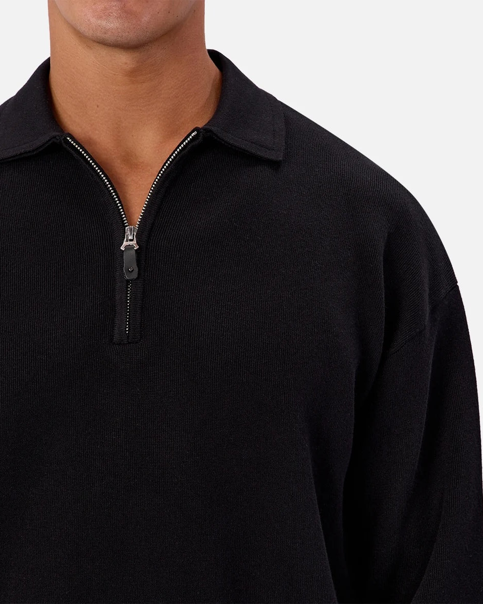 Industrie Silverlake Knit - Black Men's Tops - Sloane Boutique