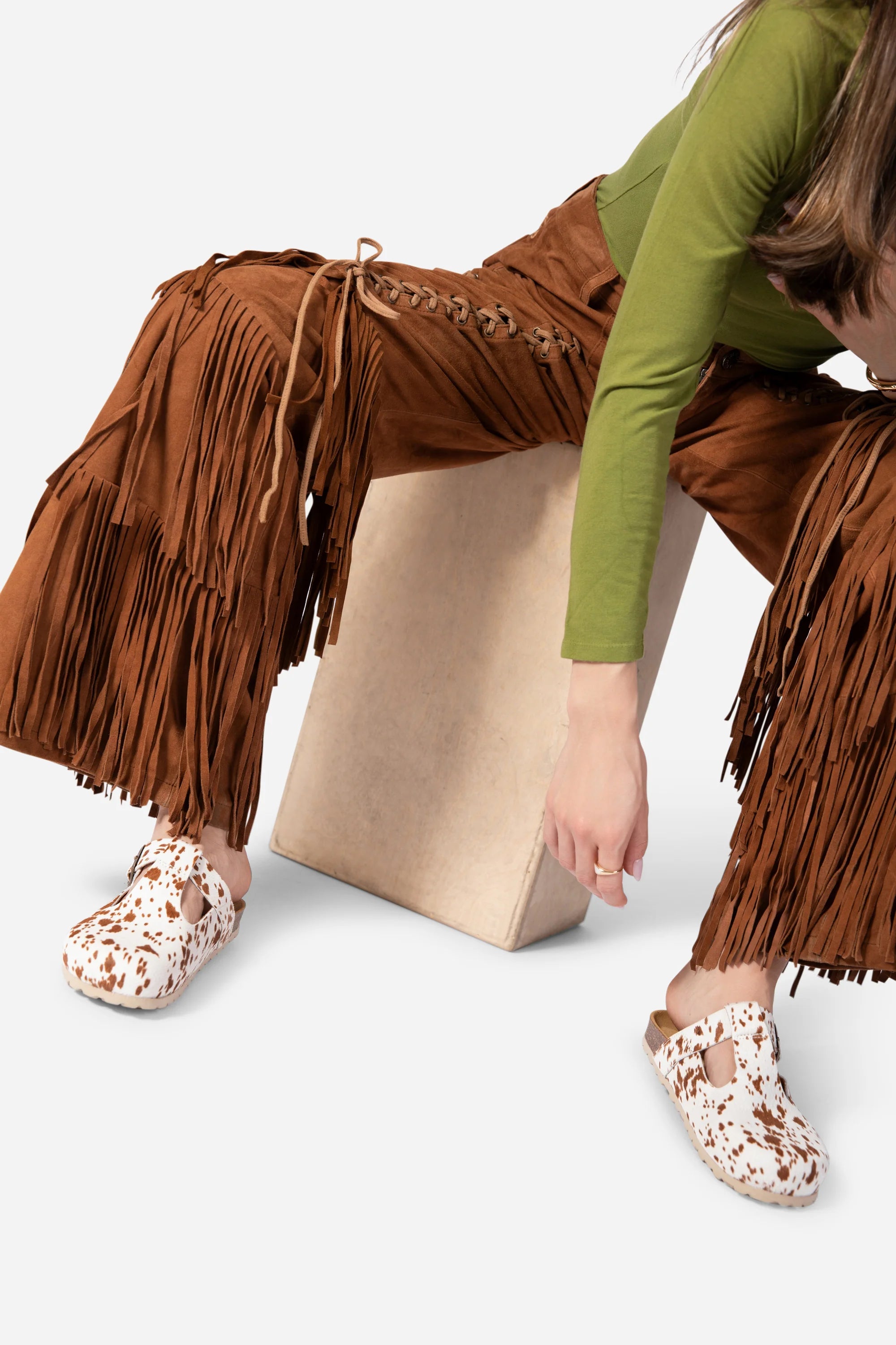 Intentionally Blank Parma Clog Mule - Speckled Cowhide Women's Shoes - Sloane Boutique