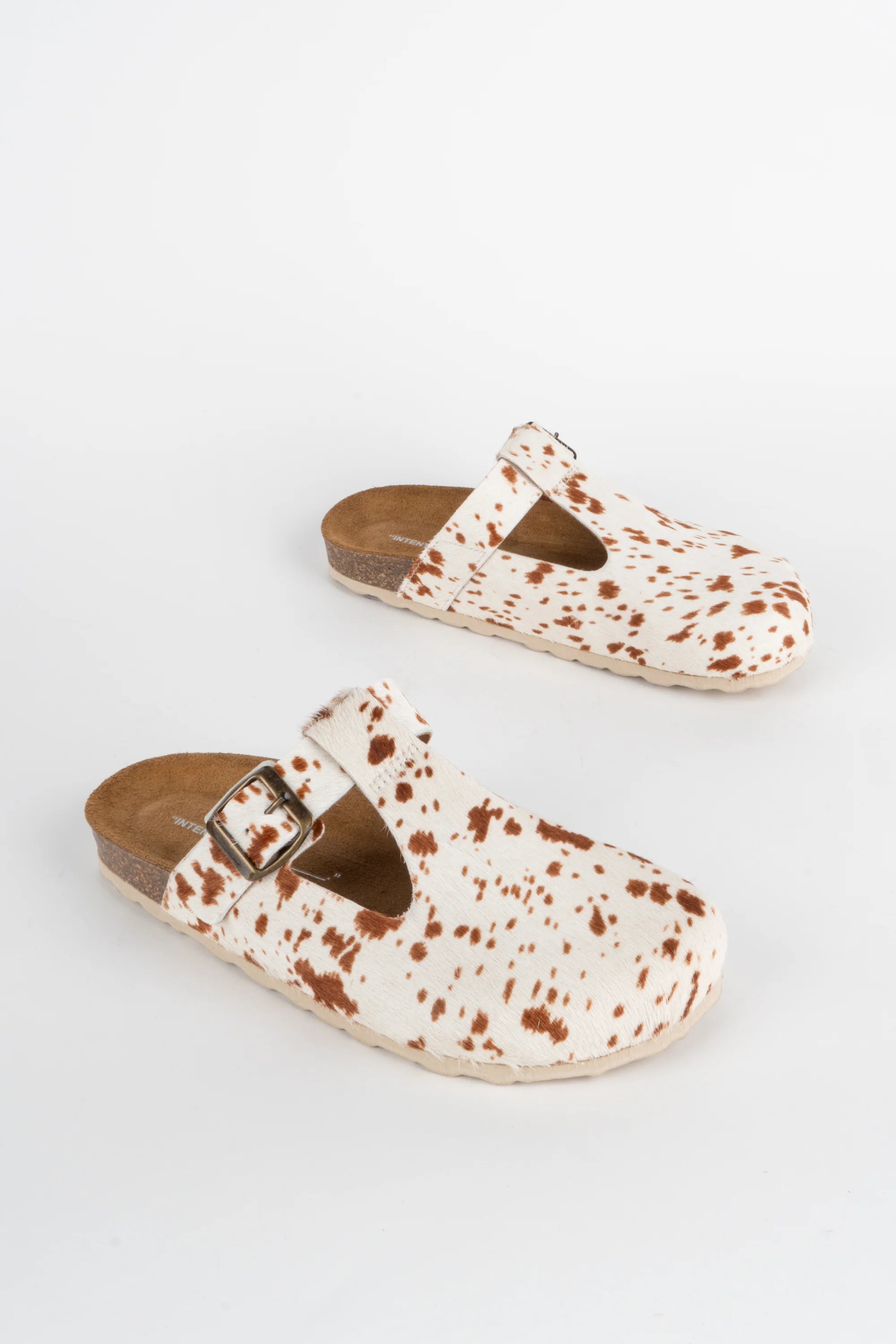 Intentionally Blank Parma Clog Mule - Speckled Cowhide Women's Shoes - Sloane Boutique