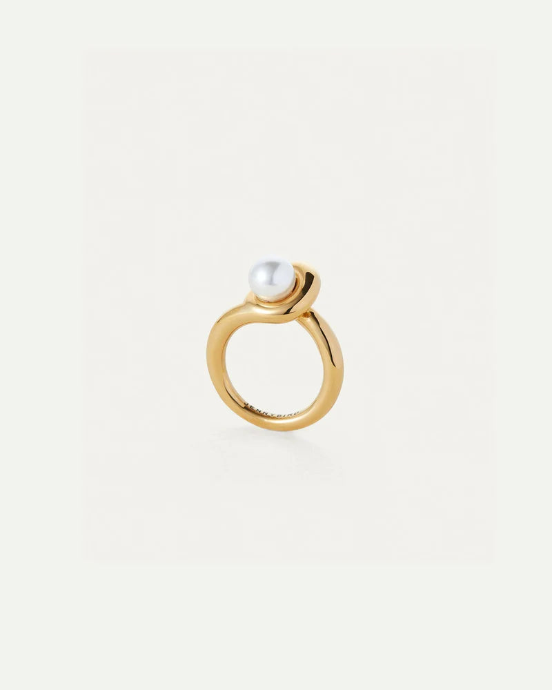 Jenny Bird Daphne Ring - Gold/Pearl Jewelry - Sloane Boutique