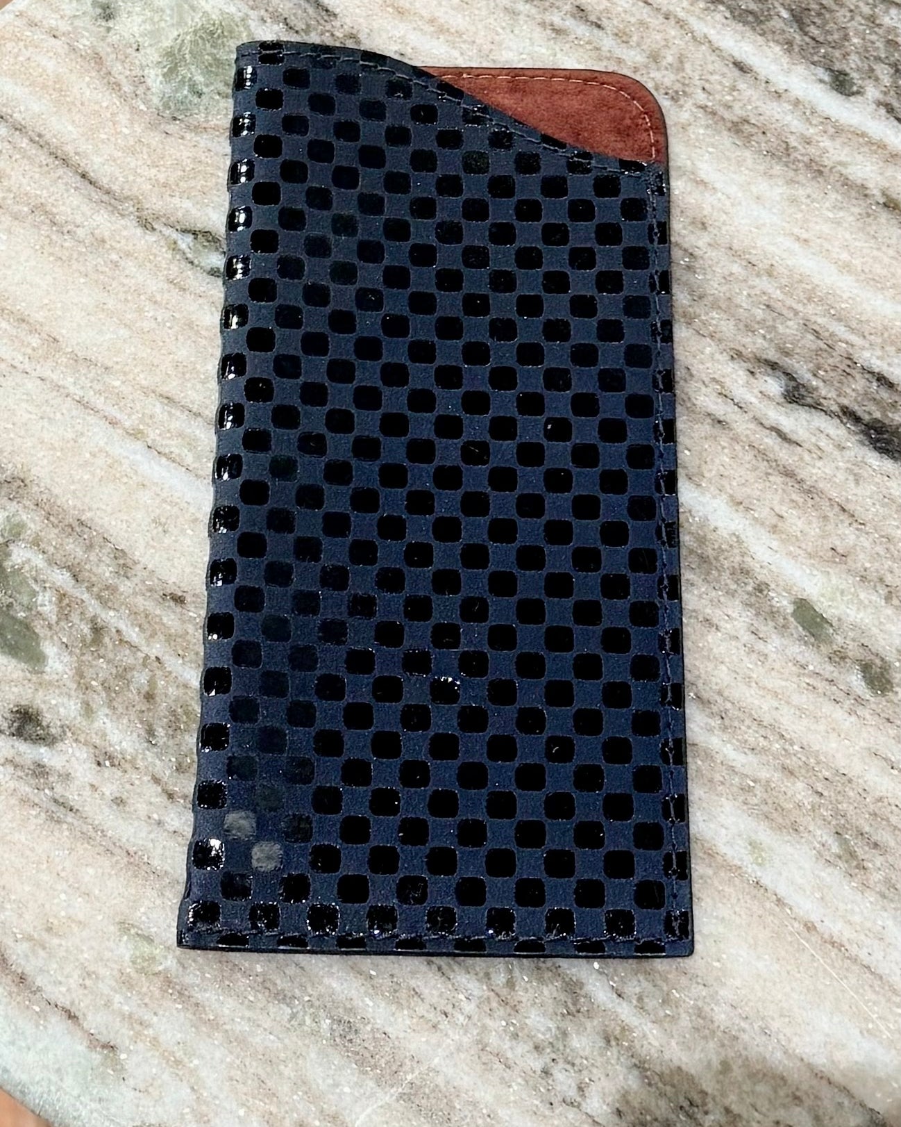 Kim White Eyeglasses Case - Black Mini Square Accessories - Sloane Boutique