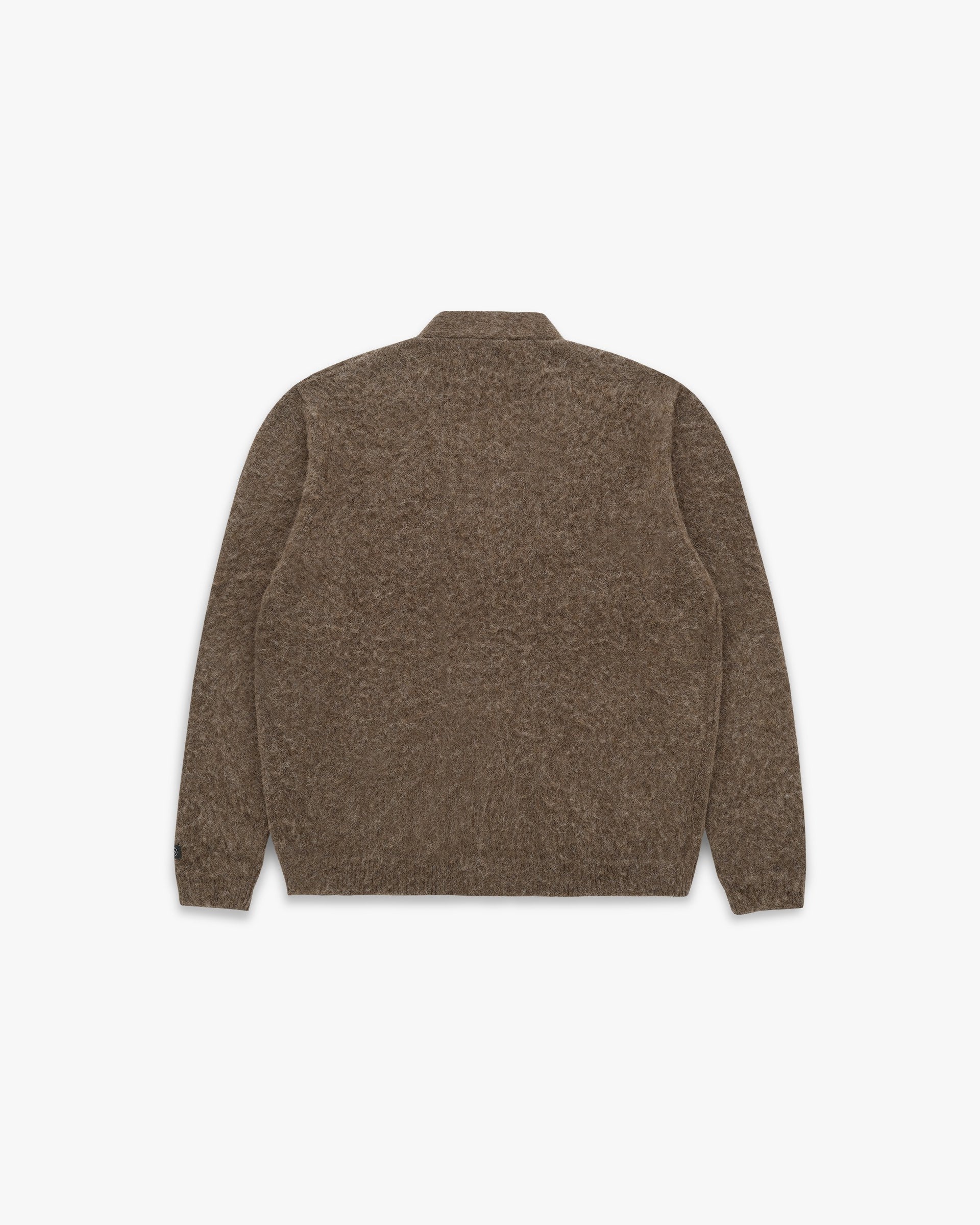 Knickerbocker Amos Alpaca Cardigan - Brown Men's Tops - Sloane Boutique