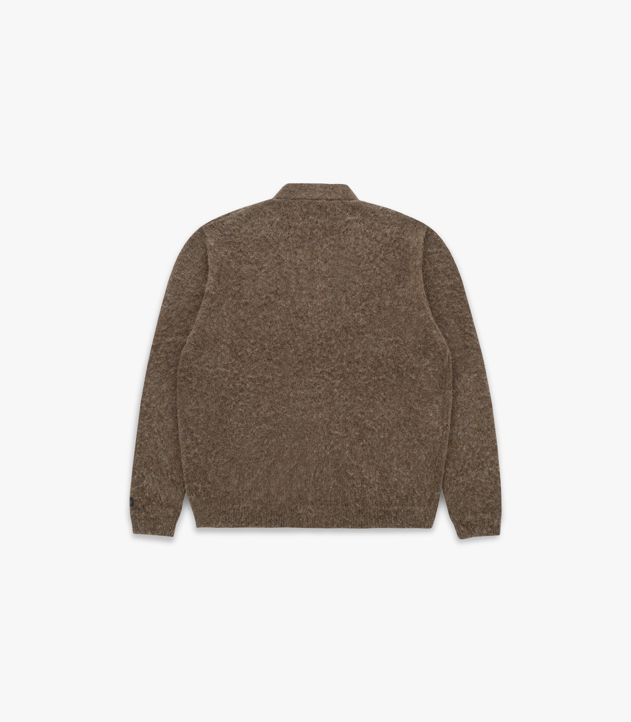 Knickerbocker Amos Alpaca Cardigan - Brown Men's Tops - Sloane Boutique