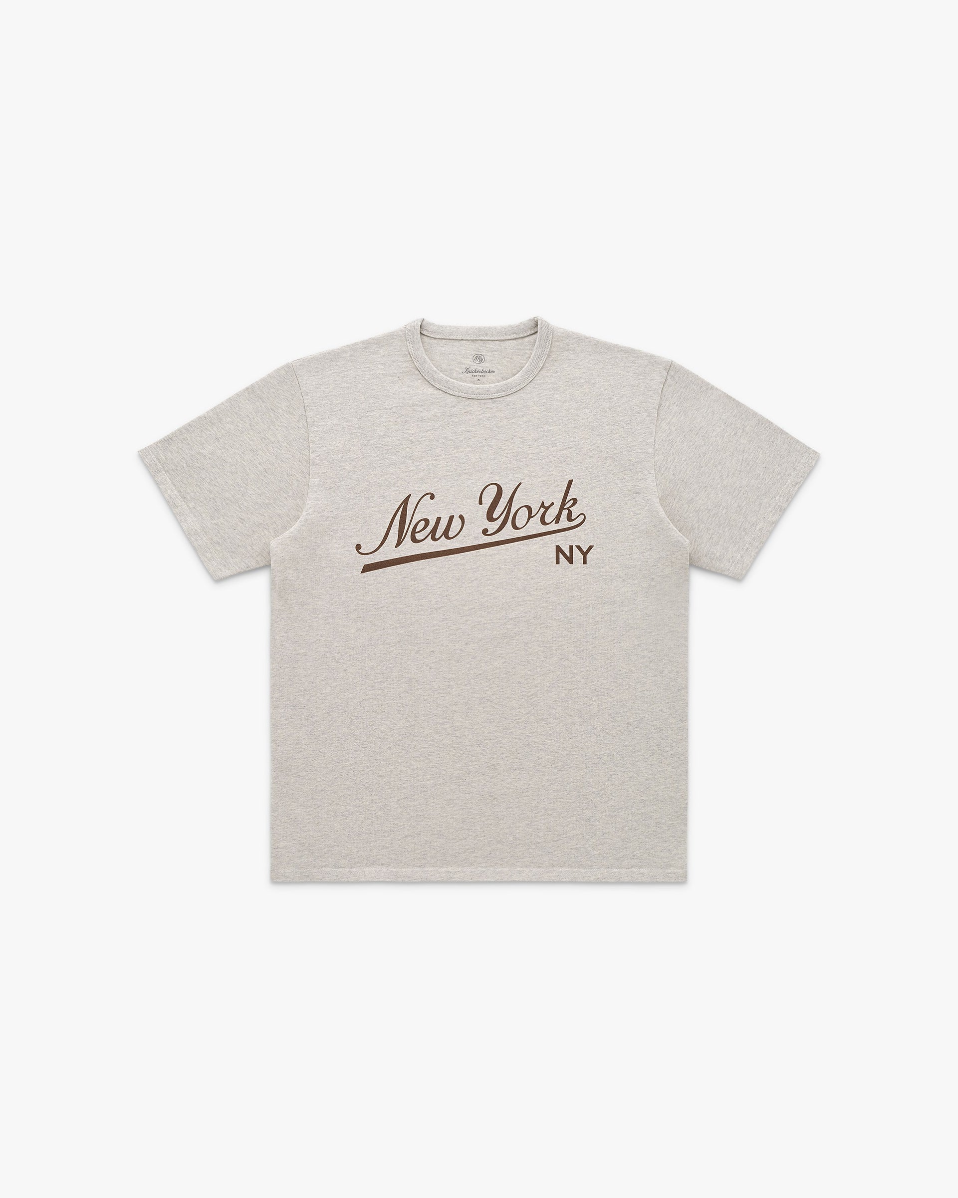 Knickerbocker Big League Heavyweight T-Shirt - Oat Grey **needs more pics** Men's Tops - Sloane Boutique