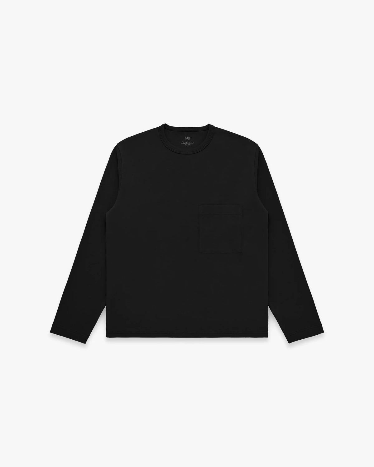 Knickerbocker Draft Double Knit Jersey L/S Tee - Black Men's Tops - Sloane Boutique