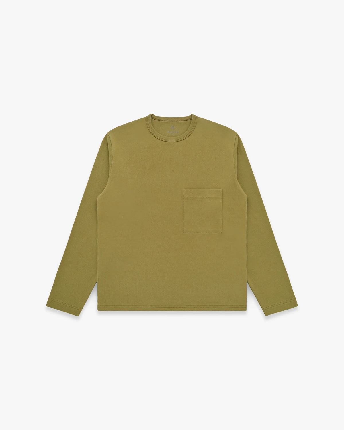 Knickerbocker Draft Double Knit Jersey L/S Tee - Martini Olive Men's Tops - Sloane Boutique