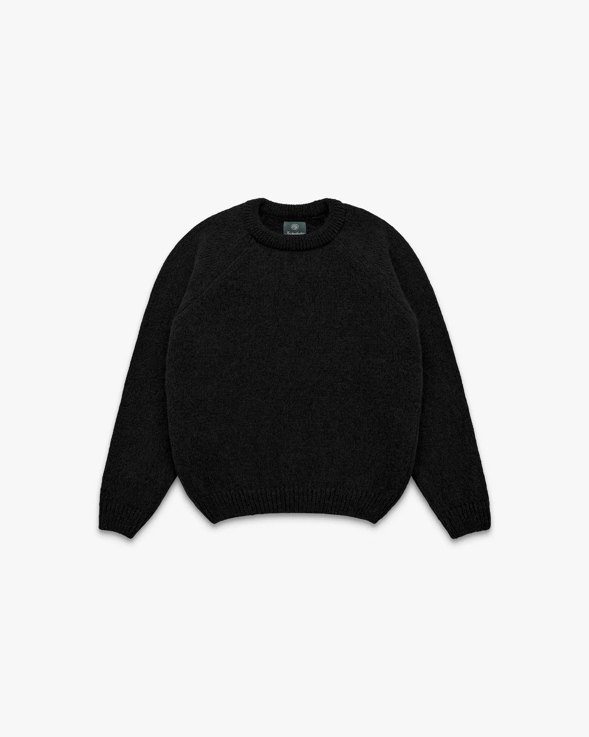 Knickerbocker Fuzz Alpaca Sweater - Black Men's Tops - Sloane Boutique